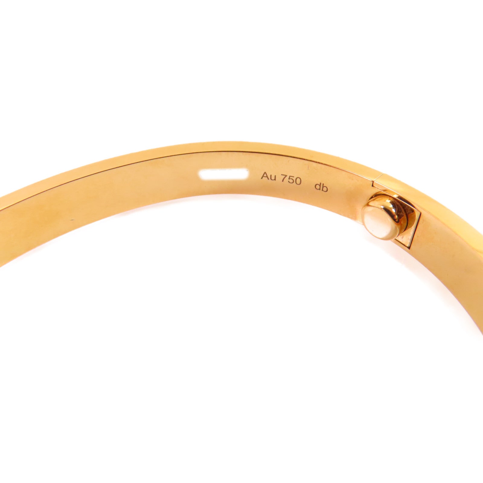 CARTIER 18K黃金Love Blaceret手鐲Cartier#17