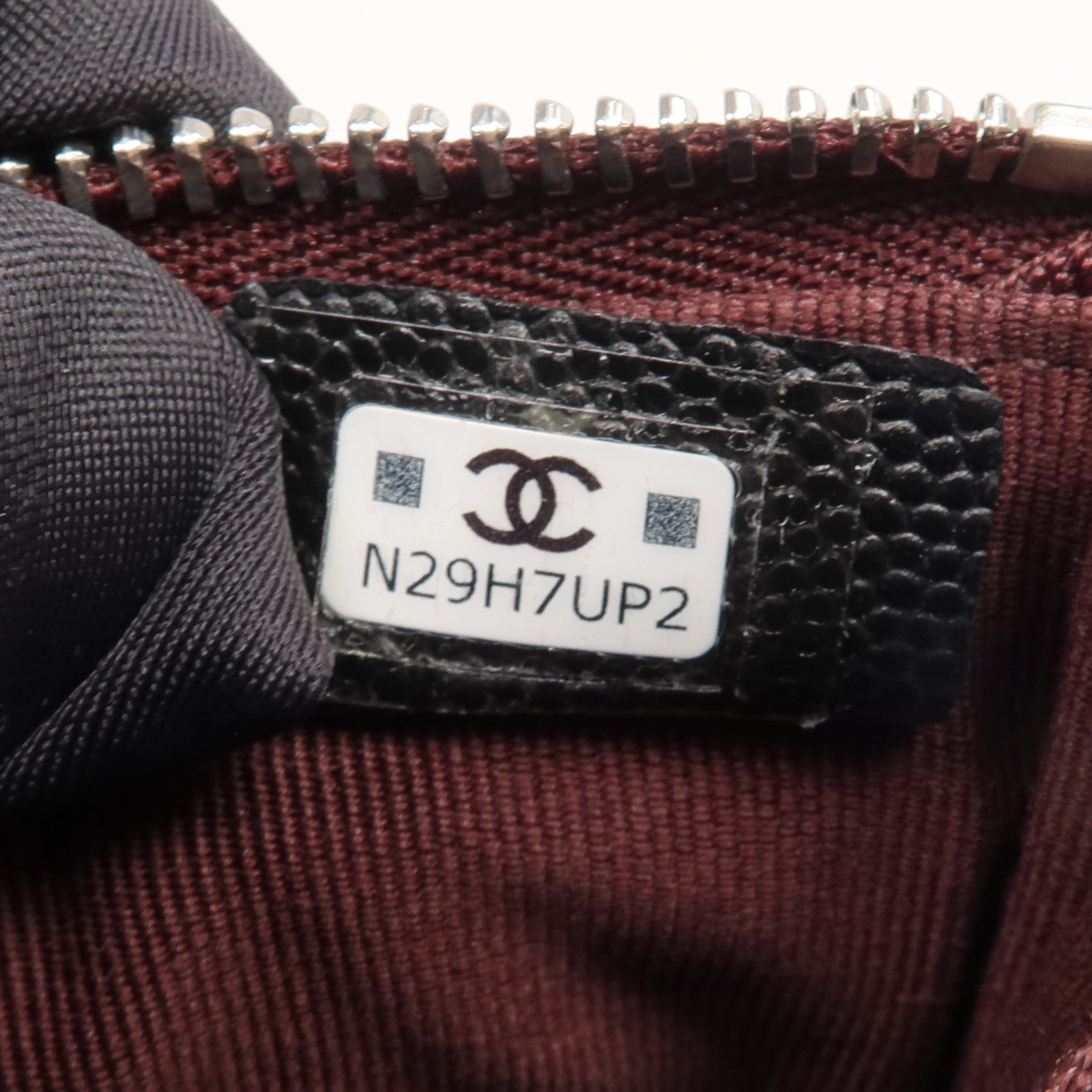 CHANEL 牛皮皮革Coin Case/Pouch銀扣零錢包/手拿包