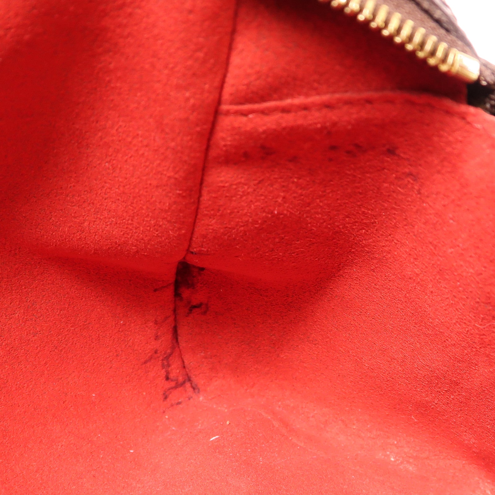 LOUIS VUITTON Damier Duomo金扣手挽袋棕色