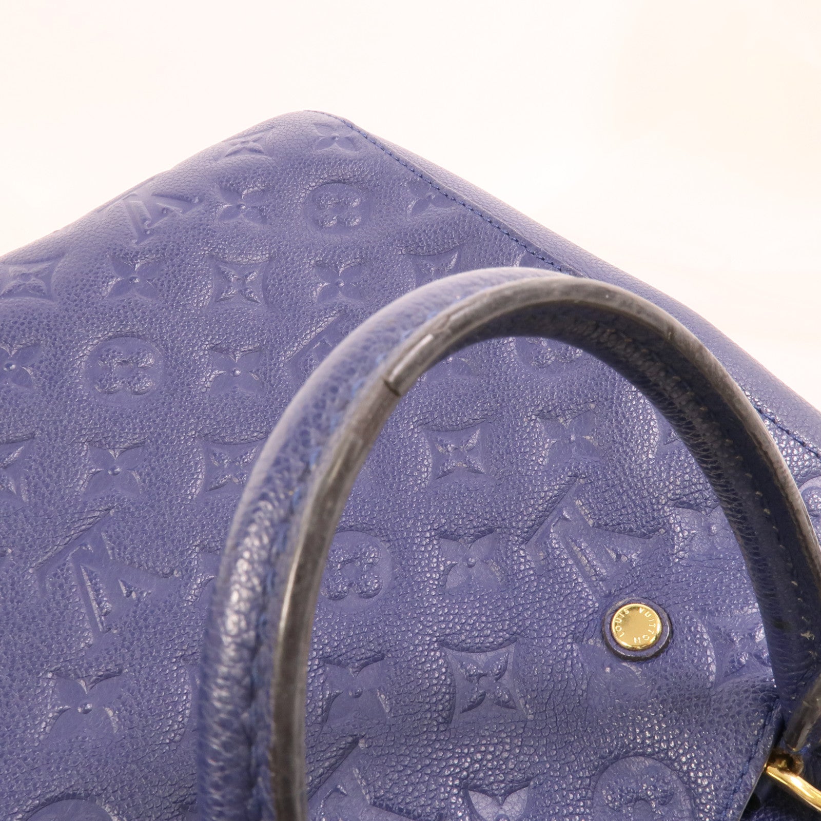 LOUIS VUITTON Monogram Empreinte Montaigne MM手挽肩背兩用袋