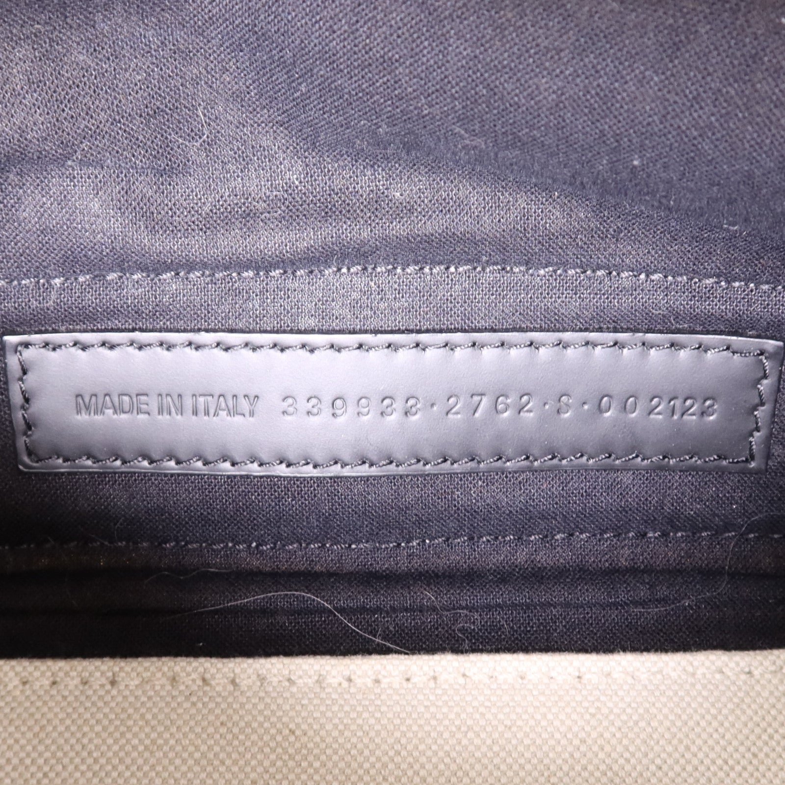 BALENCIAGA 帆布Navy Cabas Small銀扣手挽袋