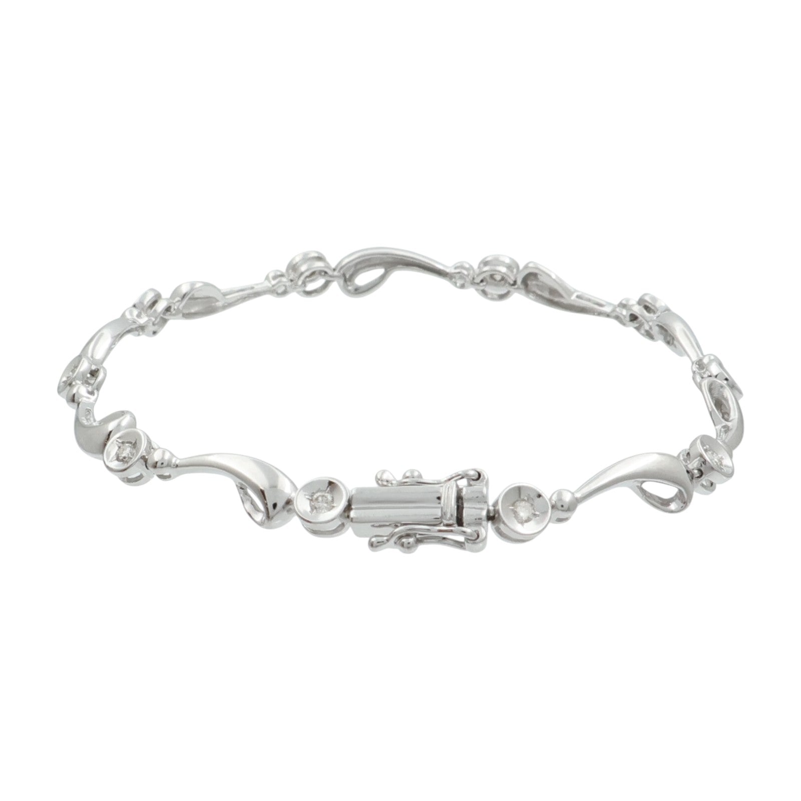JEWELRY 18K白金Bracelet鑽石手鏈