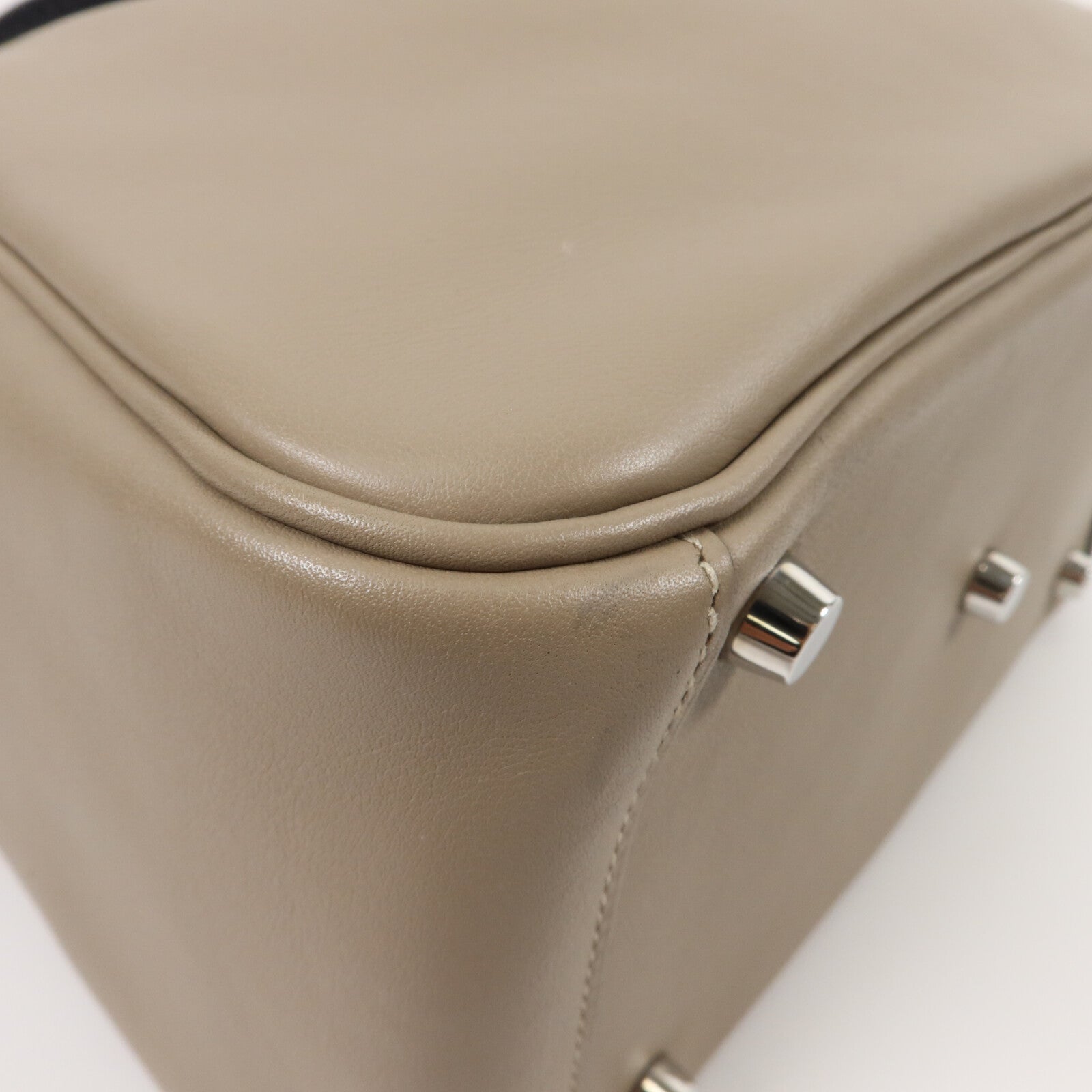 HERMES Swift皮革Lindy 26手挽肩背兩用袋Gris Asphalte