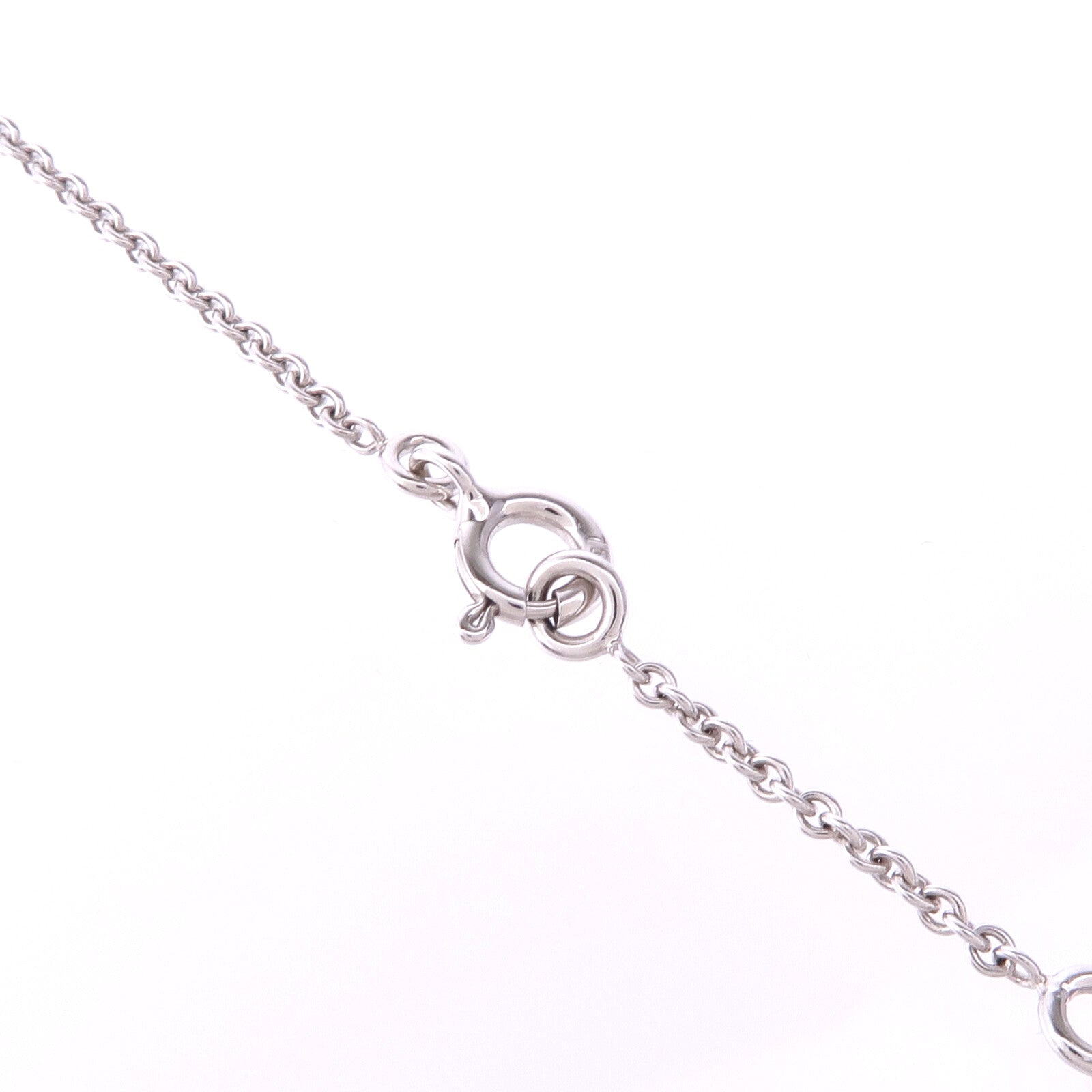 HERMES 18K白金Amulettes Constance Pendant鑽石項鍊