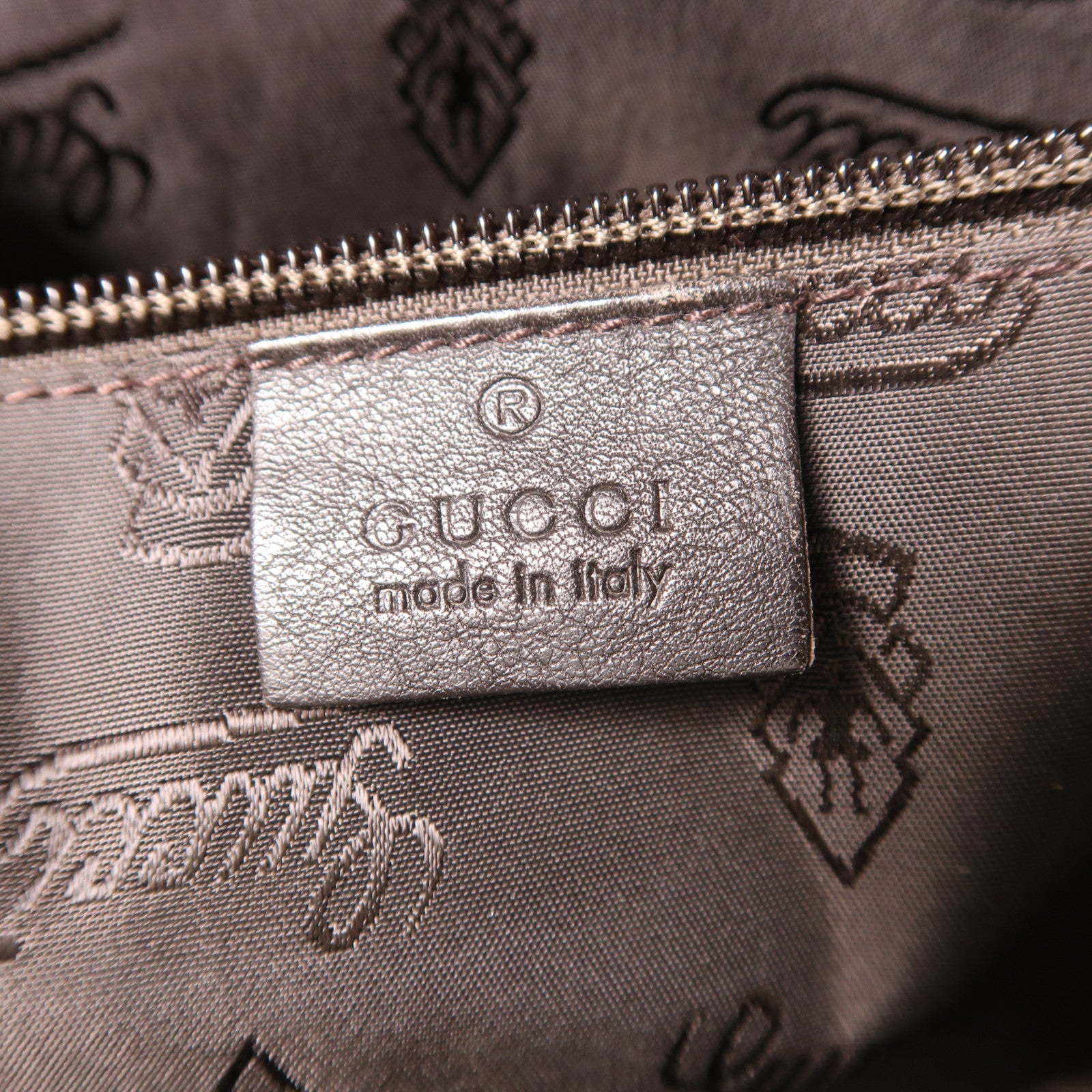 GUCCI 牛皮皮革Briefcase金扣公事包黑色