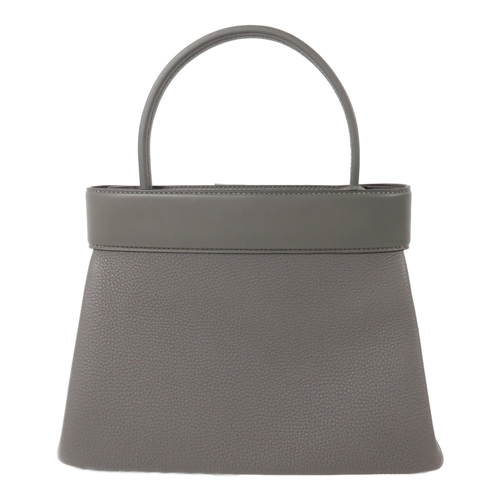 HERMES Togo皮革/Swift皮革Sac Medor手挽肩背兩用袋Gris Meyer