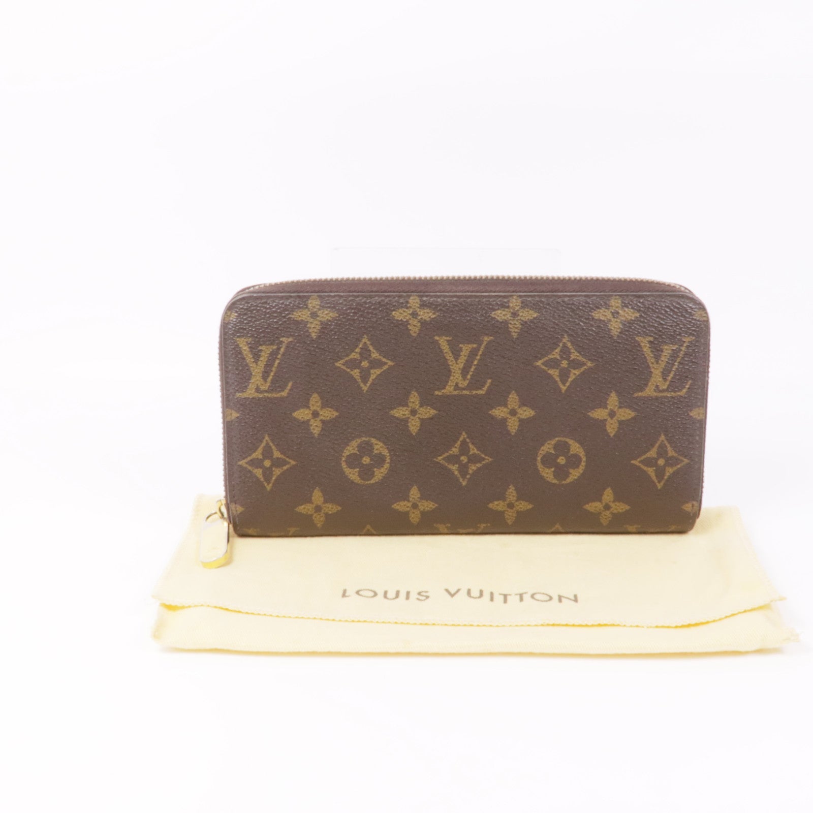 LOUIS VUITTON Monogram Zipper Long Wallet金扣長錢包