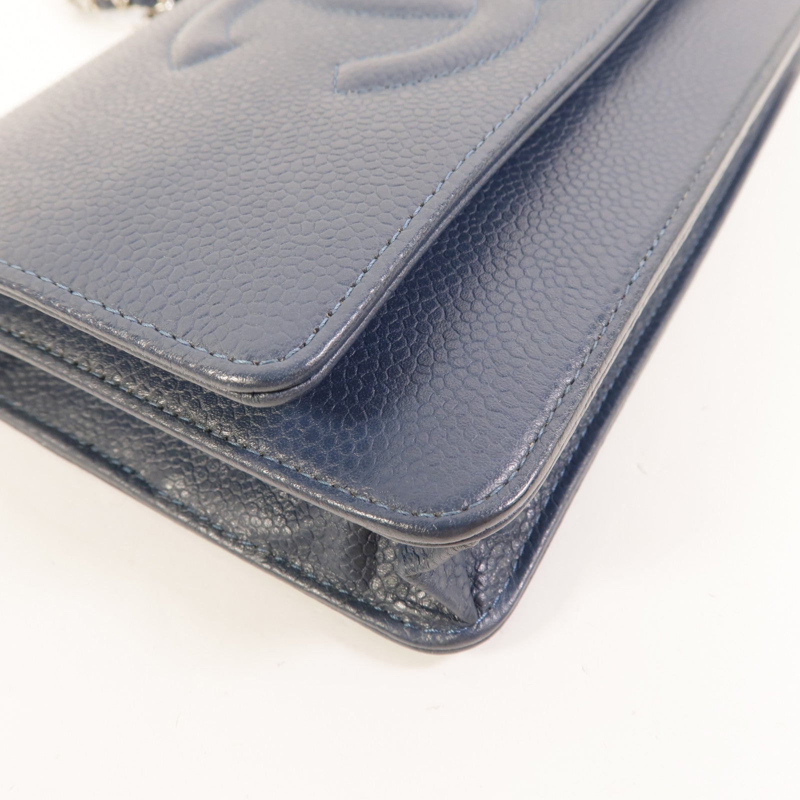 CHANEL 牛皮皮革WOC Wallet On Chain鏈帶肩背袋