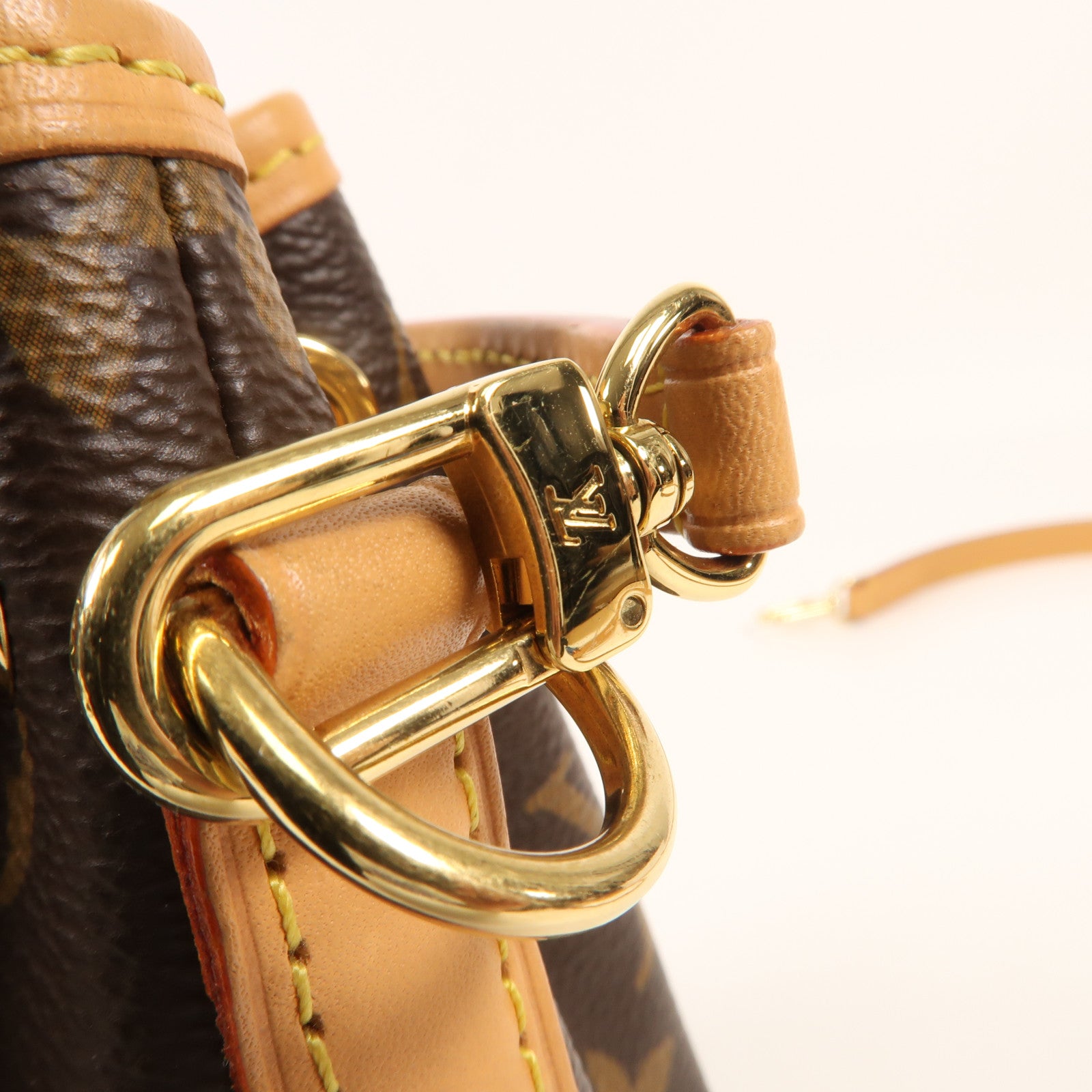 LOUIS VUITTON Monogram Nano Noe金扣手挽肩背兩用袋