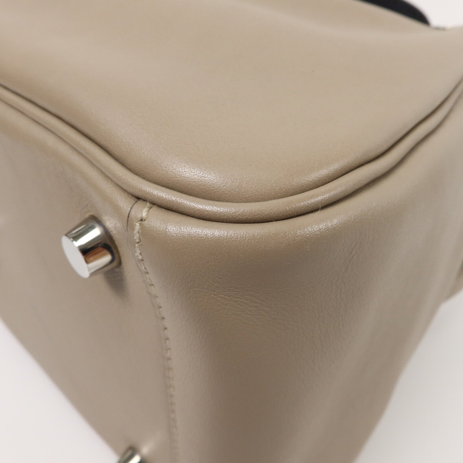 HERMES Swift皮革Lindy 26手挽肩背兩用袋Gris Asphalte