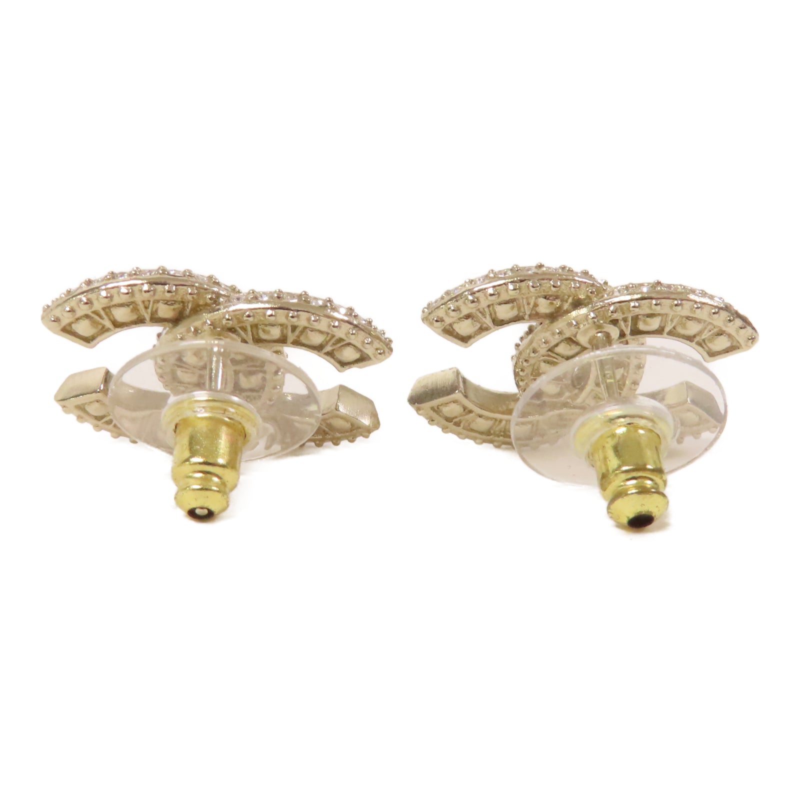 CHANEL 金屬Earrings耳環金色