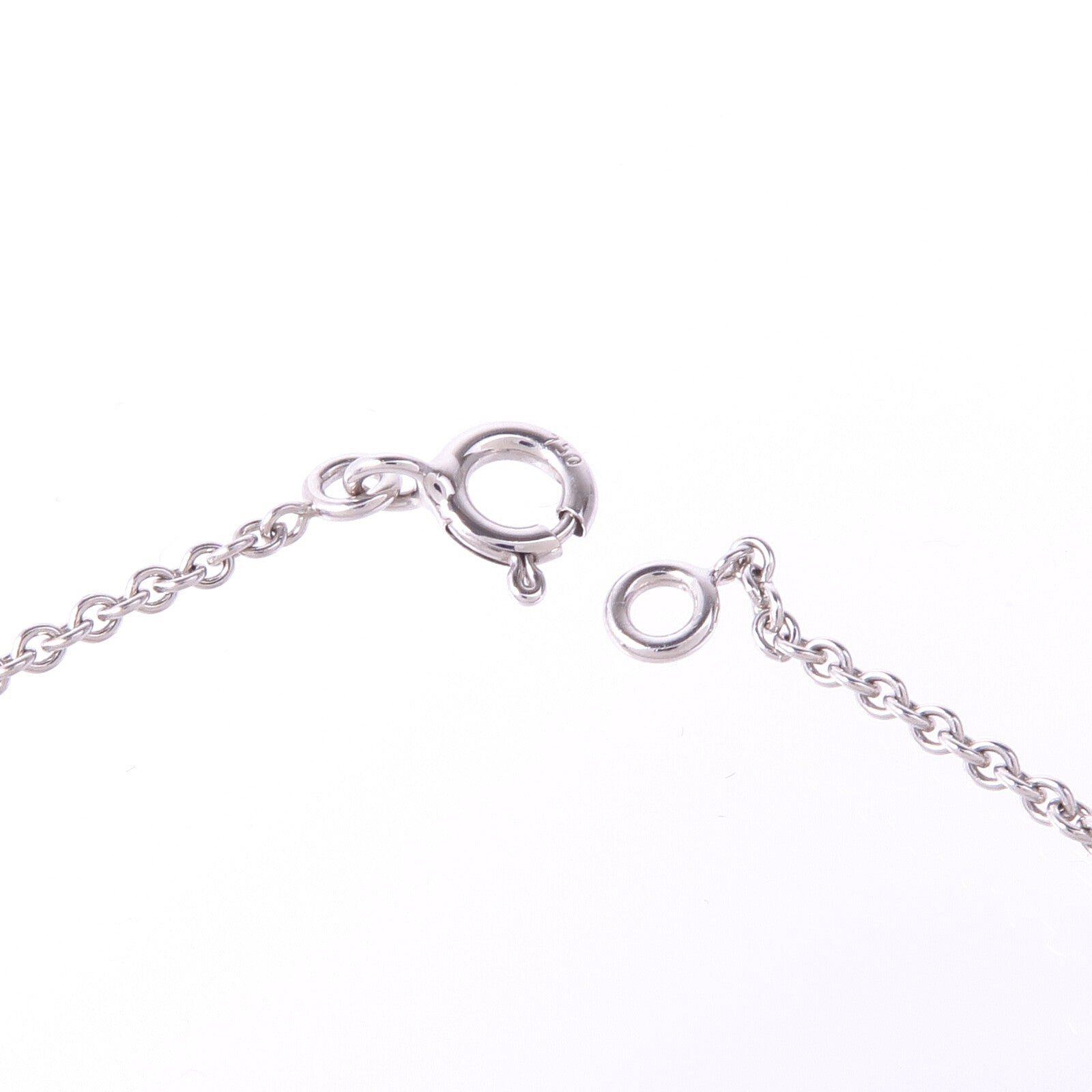 HERMES 18K白金Amulettes Constance Pendant鑽石項鍊