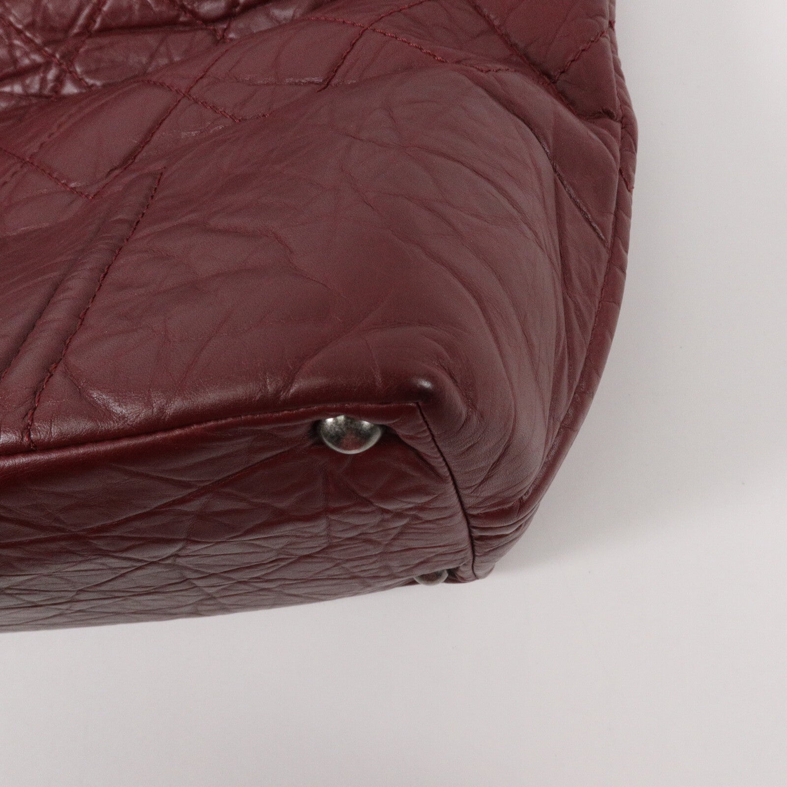 CHANEL 牛皮皮革Shopping In Moscow Tote Bag鏈帶手挽袋