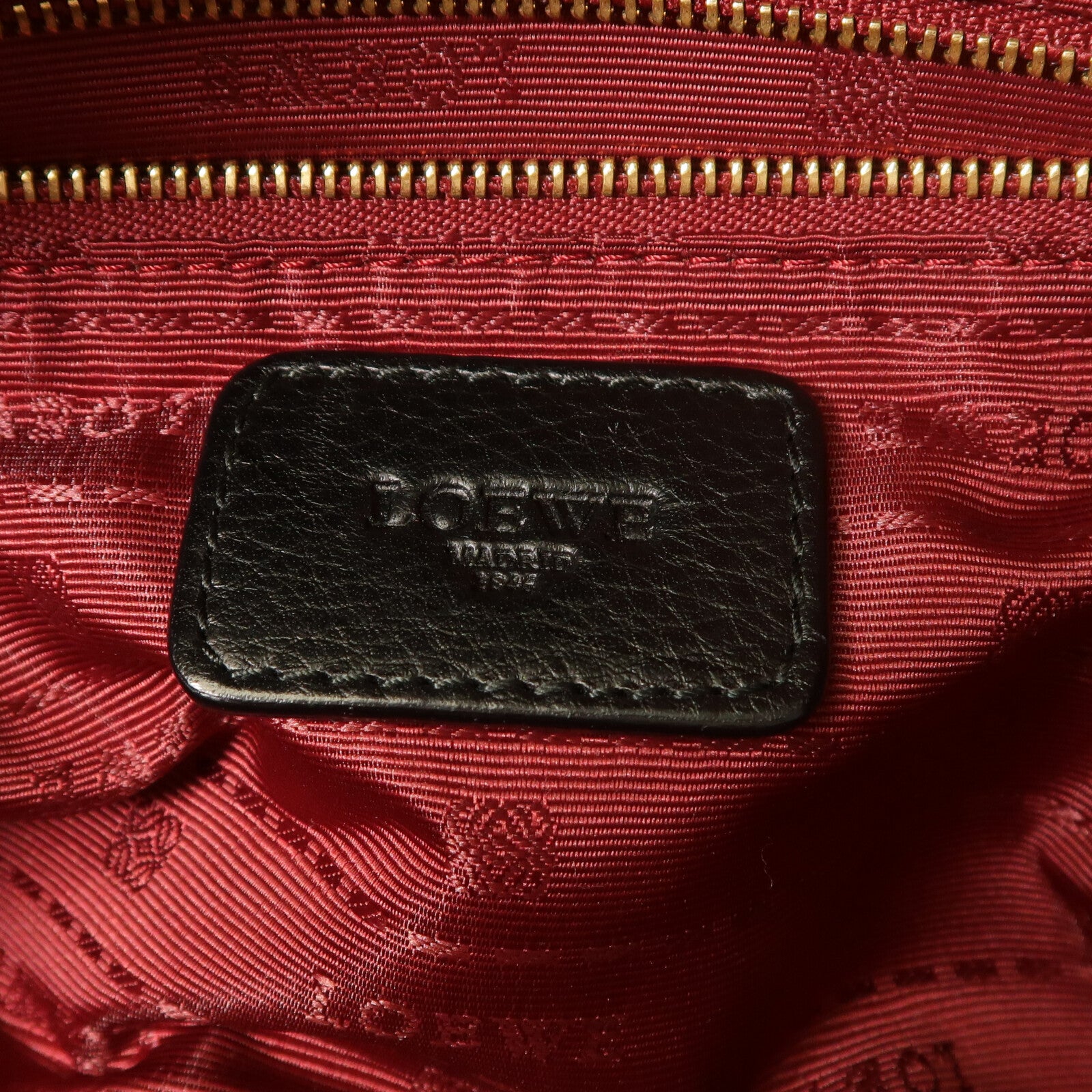 LOEWE 牛皮皮革Vintage Heritage Boston肩背袋