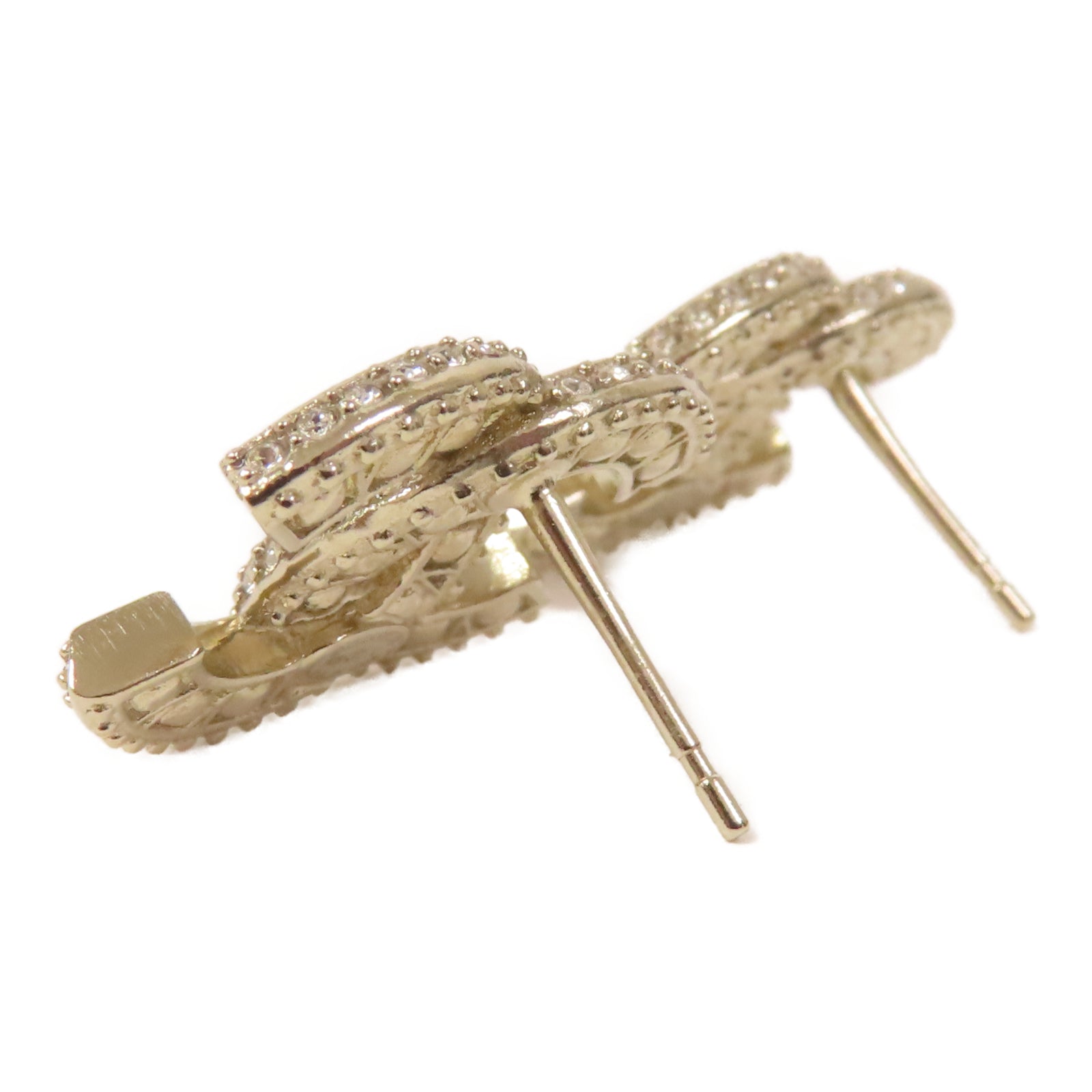 CHANEL 金屬Earrings耳環金色