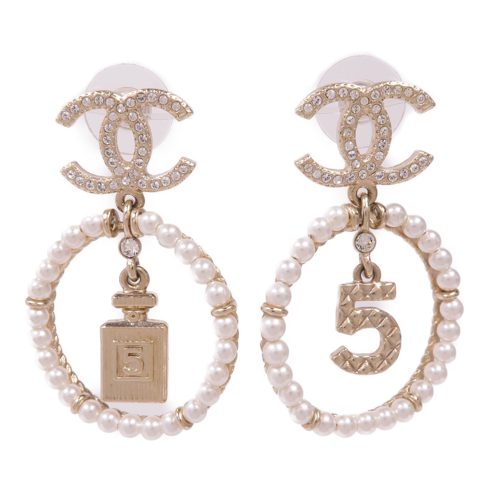 CHANEL PVC/金屬Earrings耳環