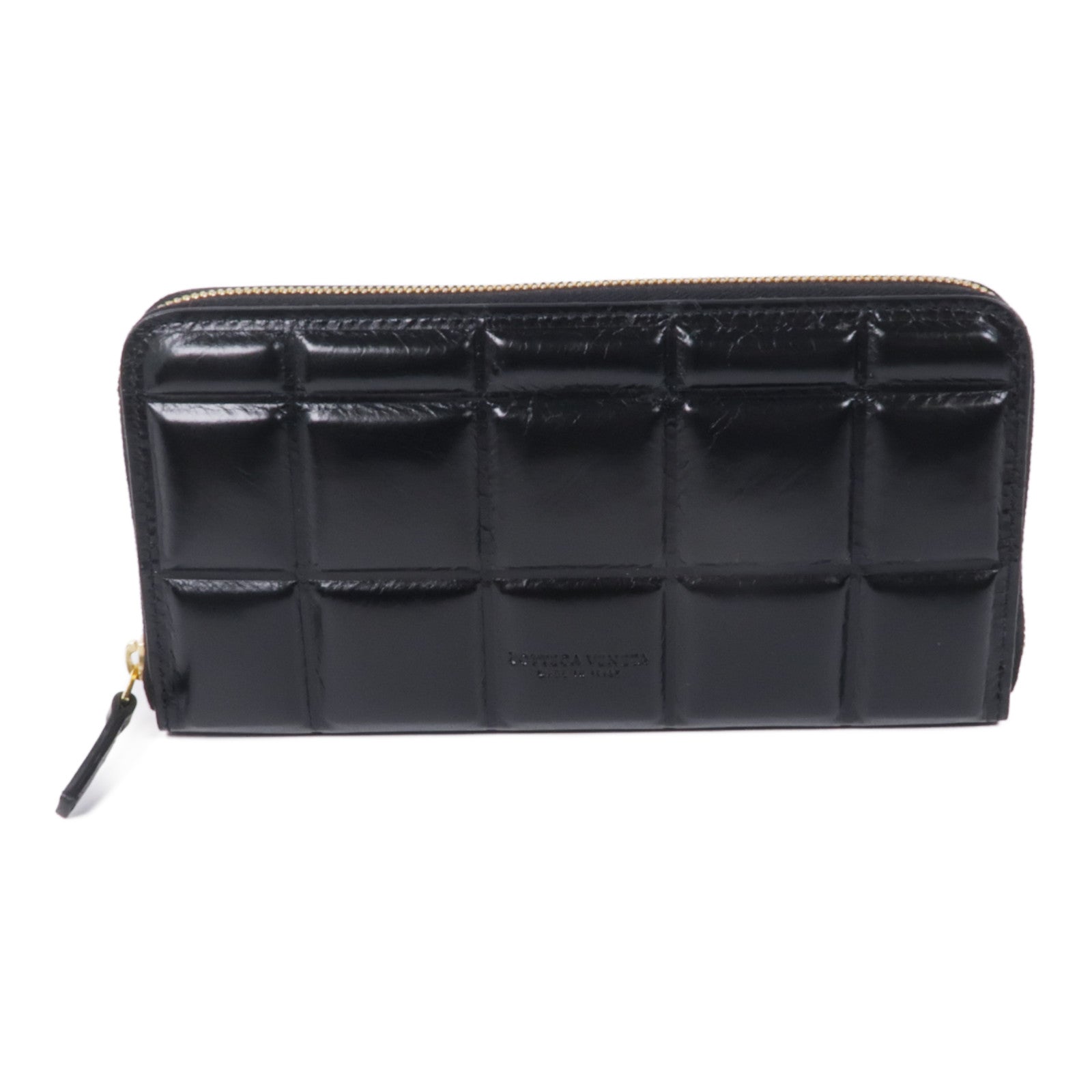 BOTTEGA VENETA 皮革Long Wallet金扣長錢包