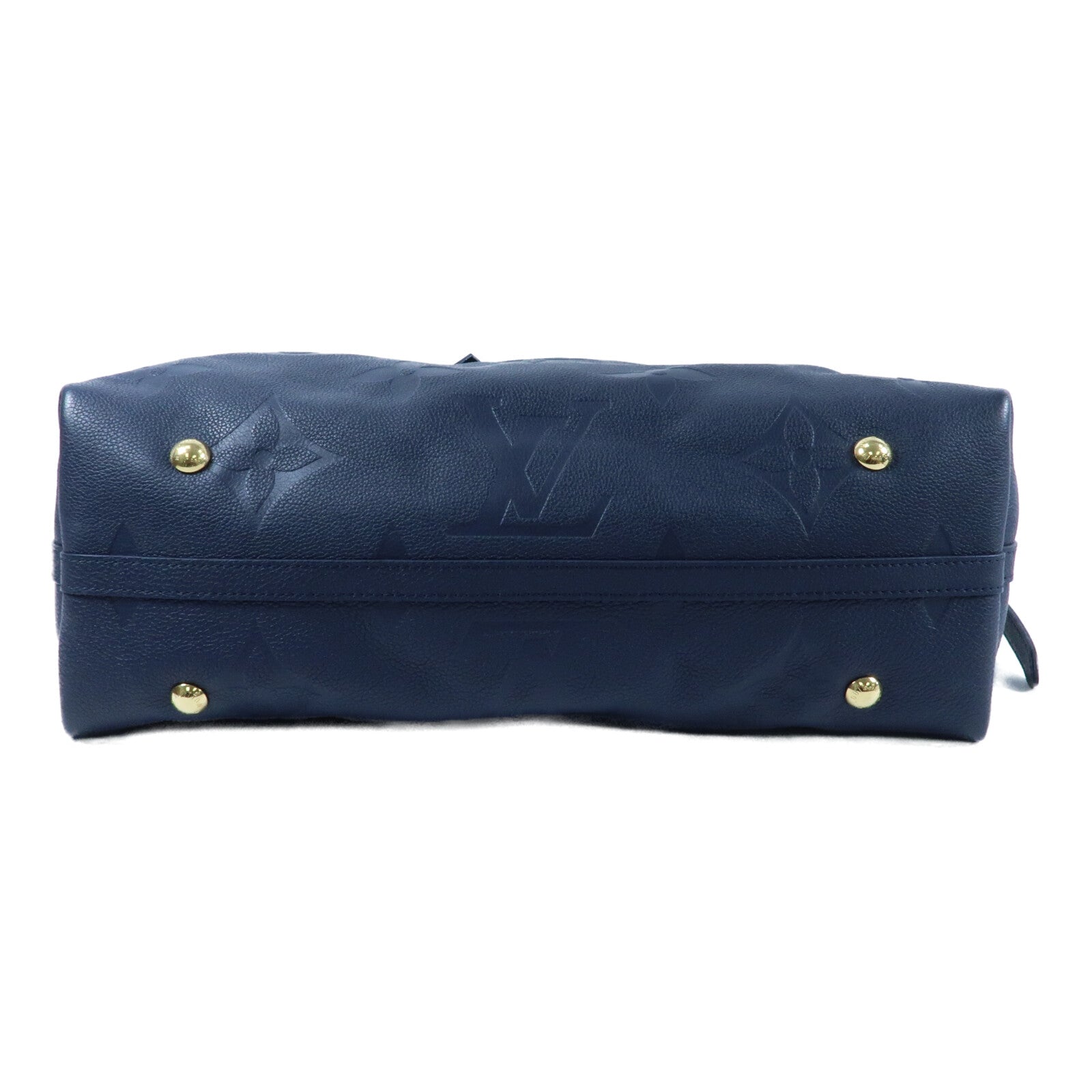 LOUIS VUITTON Monogram Empreinte CarryAll MM金扣肩背袋