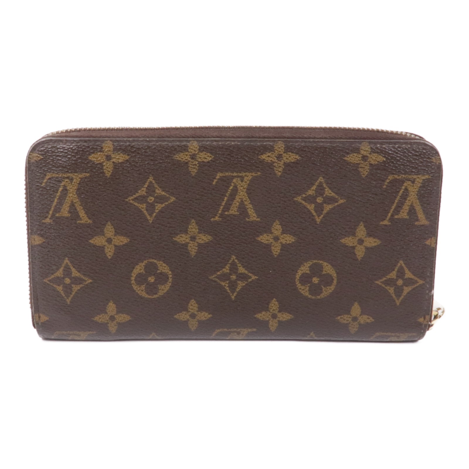 LOUIS VUITTON Monogram Zipper Long Wallet金扣長錢包