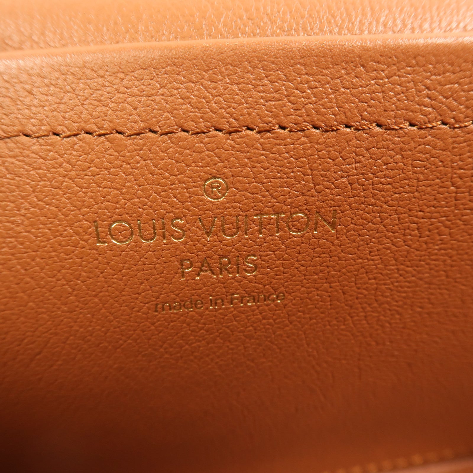 LOUIS VUITTON Monogram Marceau金扣鏈帶肩背袋棕色