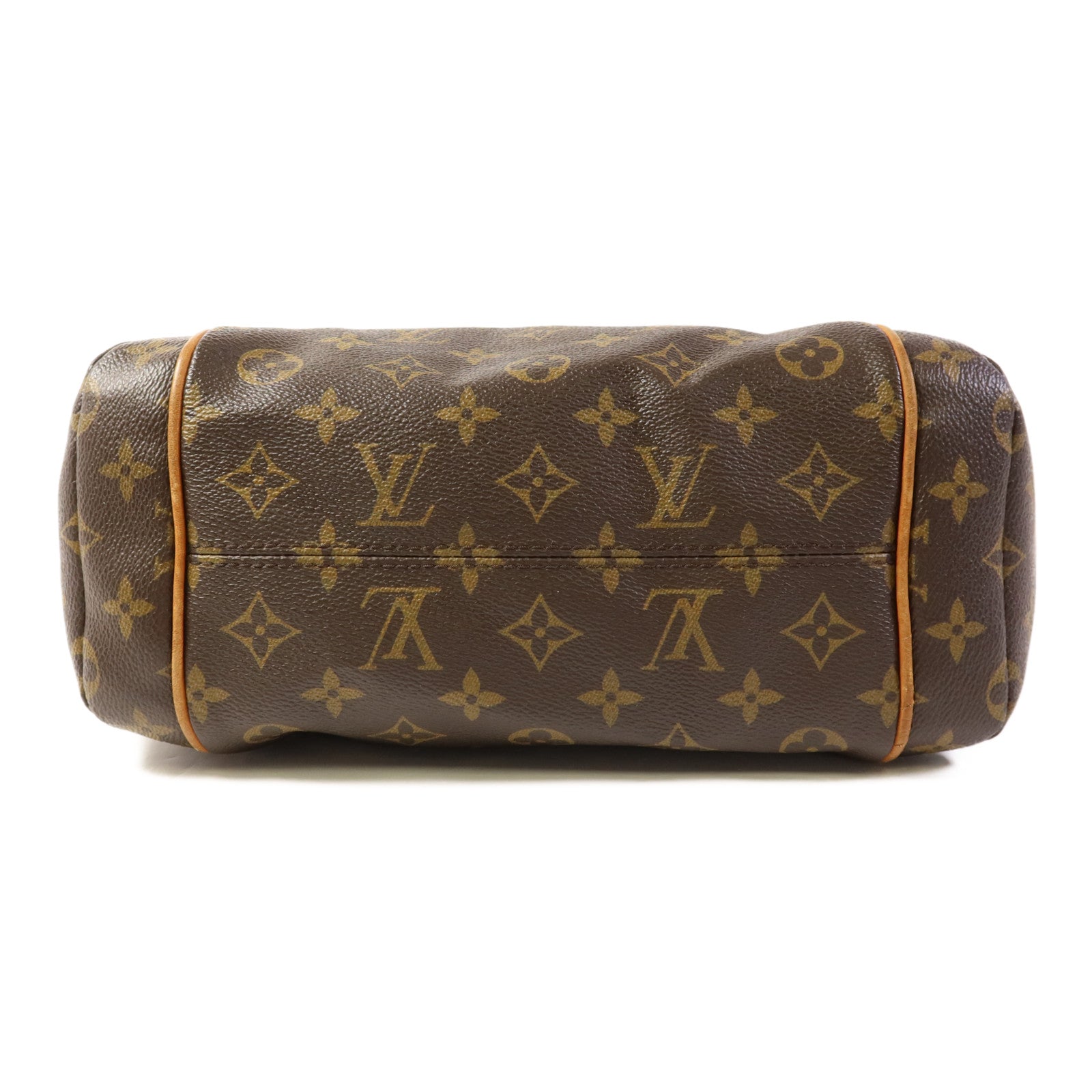 LOUIS VUITTON Monogram Totally MM金扣肩背袋棕色