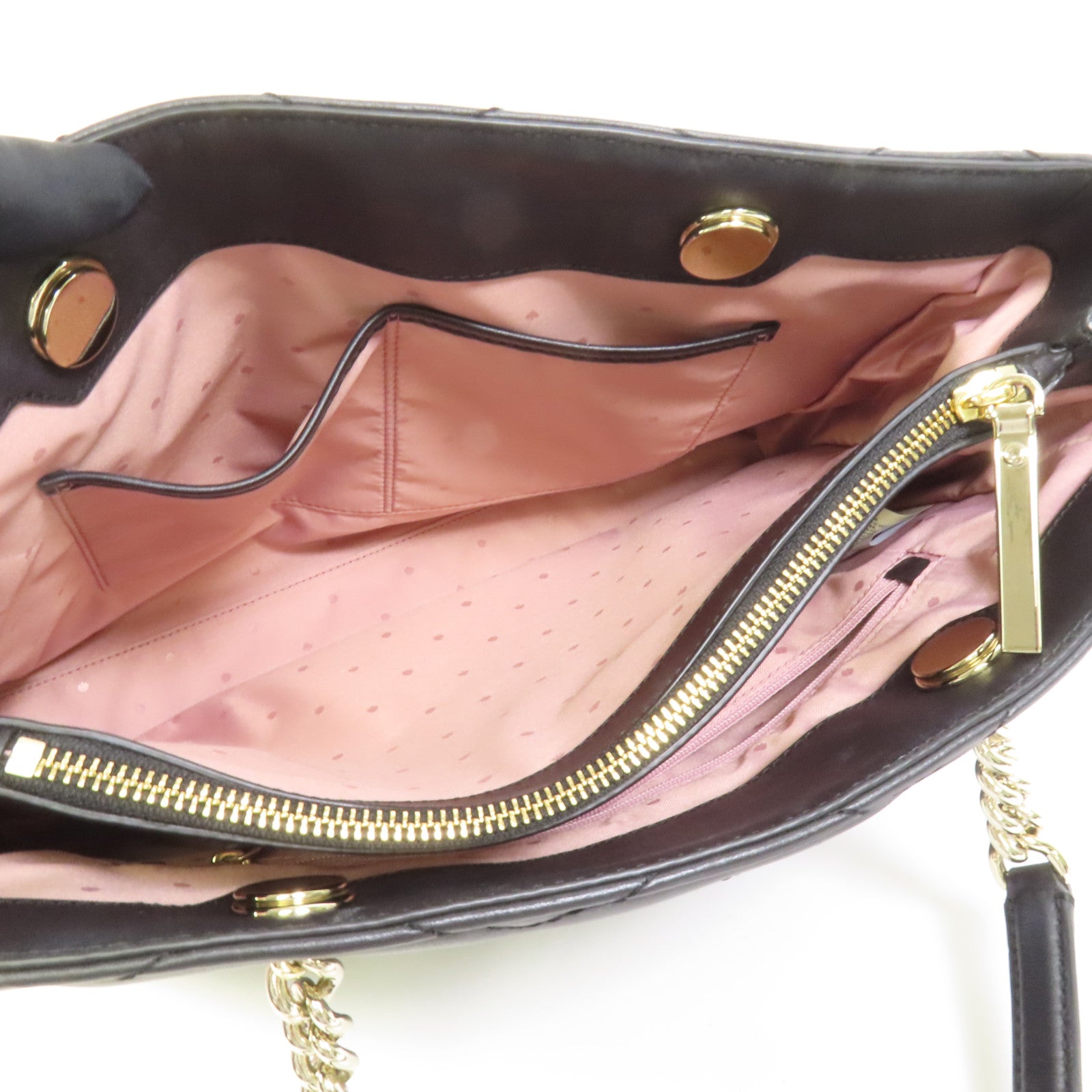 Kate Spade 牛皮皮革Tote Bag金扣肩背袋