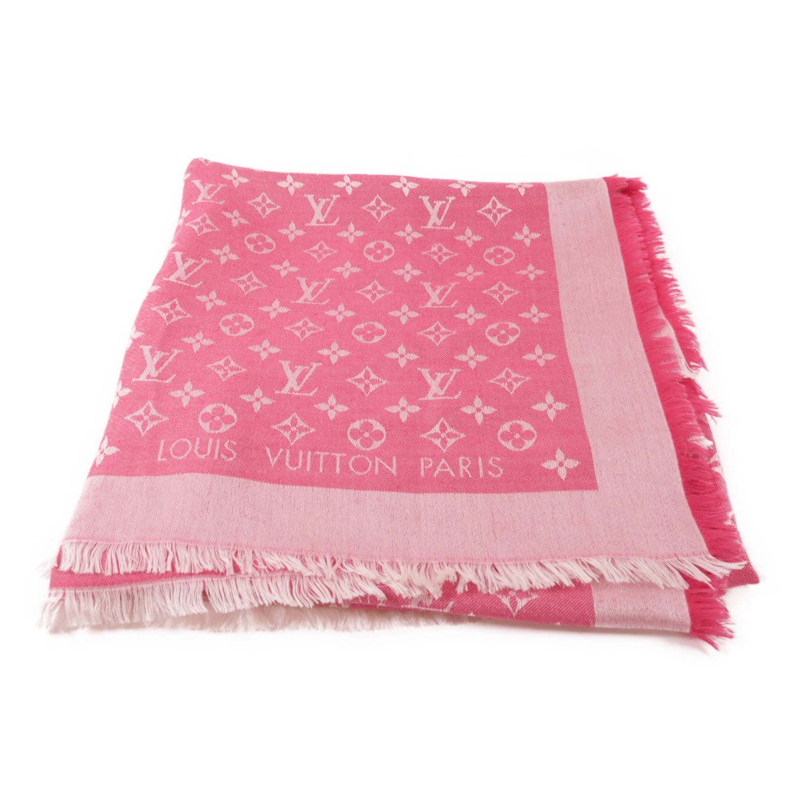 LOUIS VUITTON 羊毛/絲質Scarf圍巾