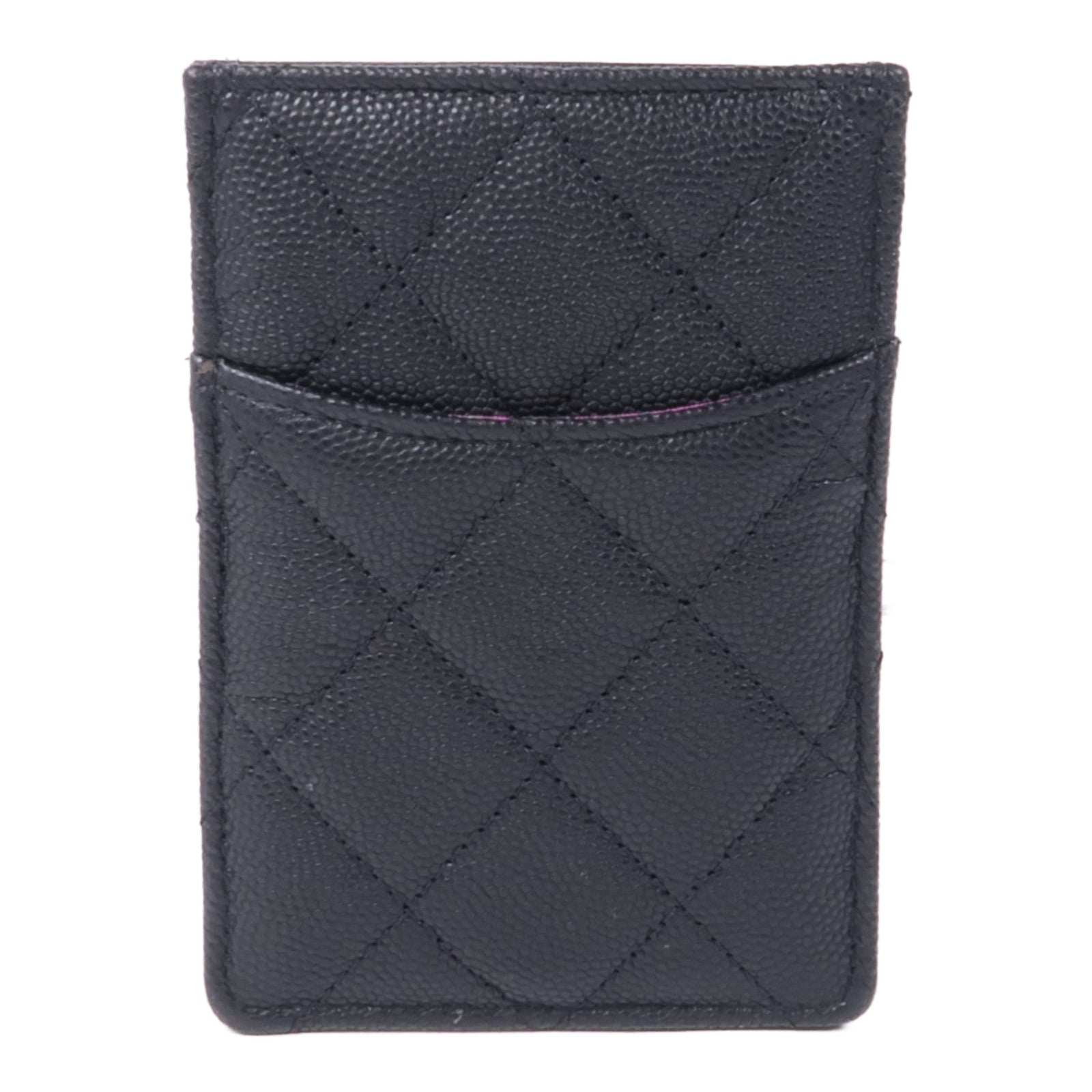 CHANEL 牛皮皮革Card Case金扣卡片套