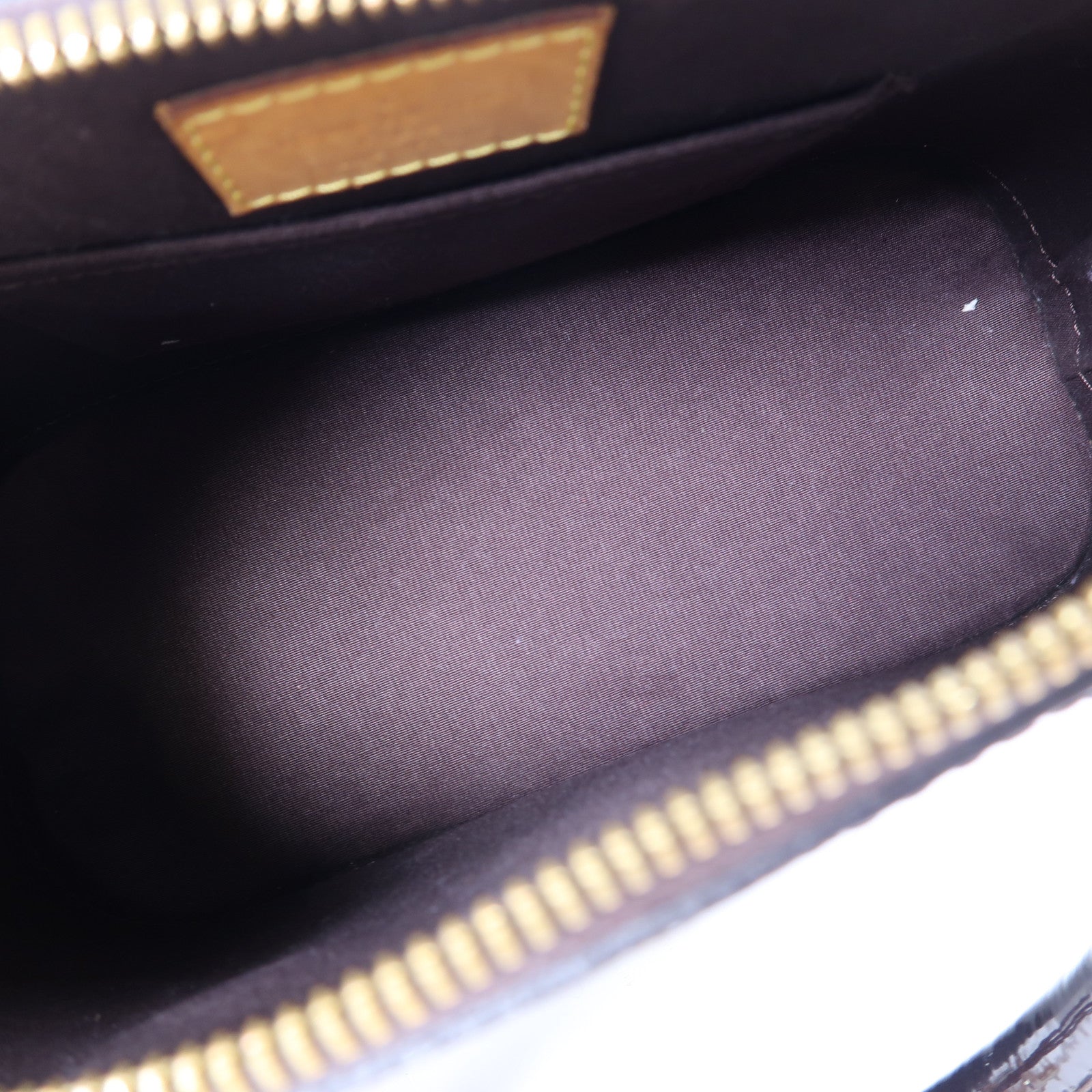 LOUIS VUITTON Monogram Vernis Alma BB金扣手挽肩背兩用袋酒紅色