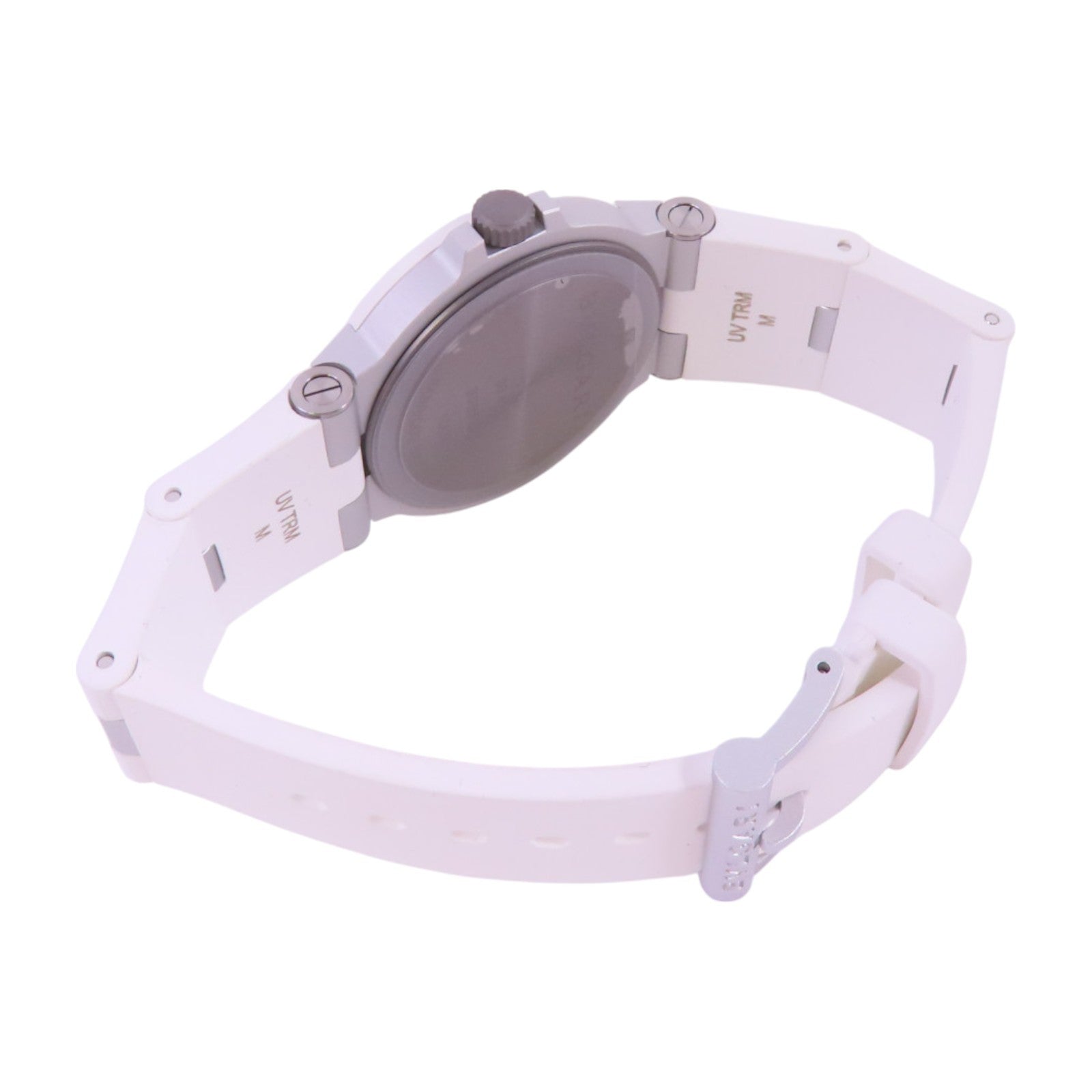 BVLGARI Aluminium 40mm BB40AT Automatic Watch Aluminium Rubber Belt