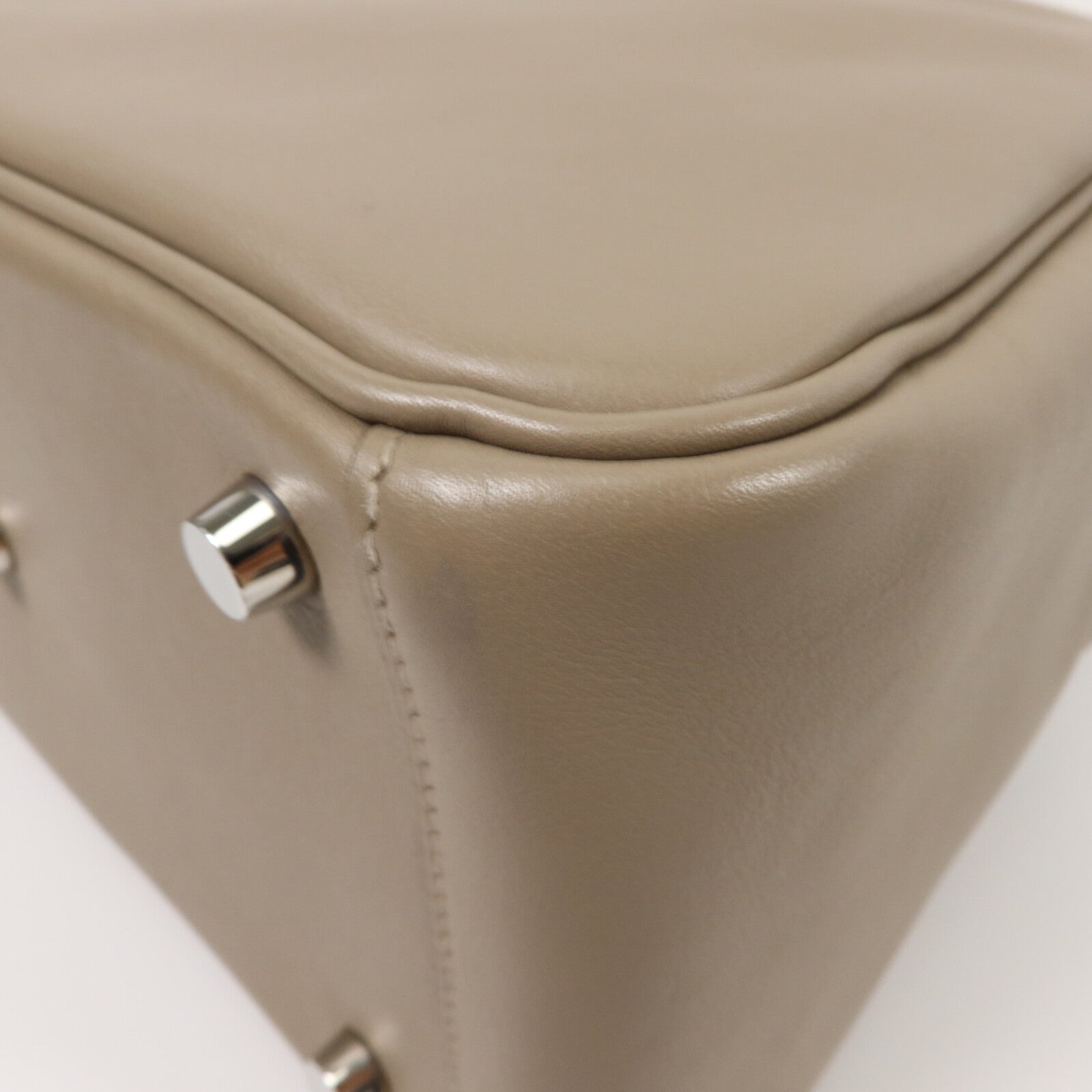HERMES Swift皮革Lindy 26手挽肩背兩用袋Gris Asphalte