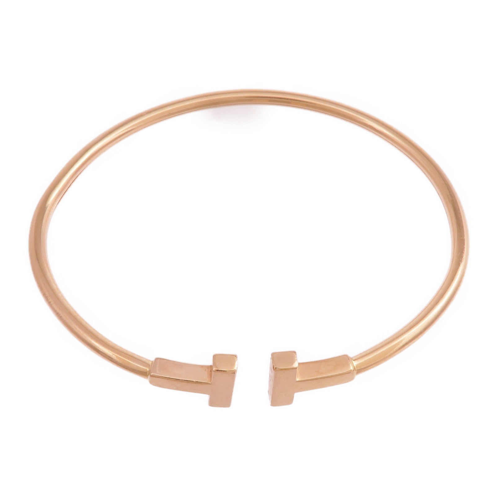 TIFFANY＆CO 【激減優惠】18K玫瑰金T Wire Bracelet手鐲