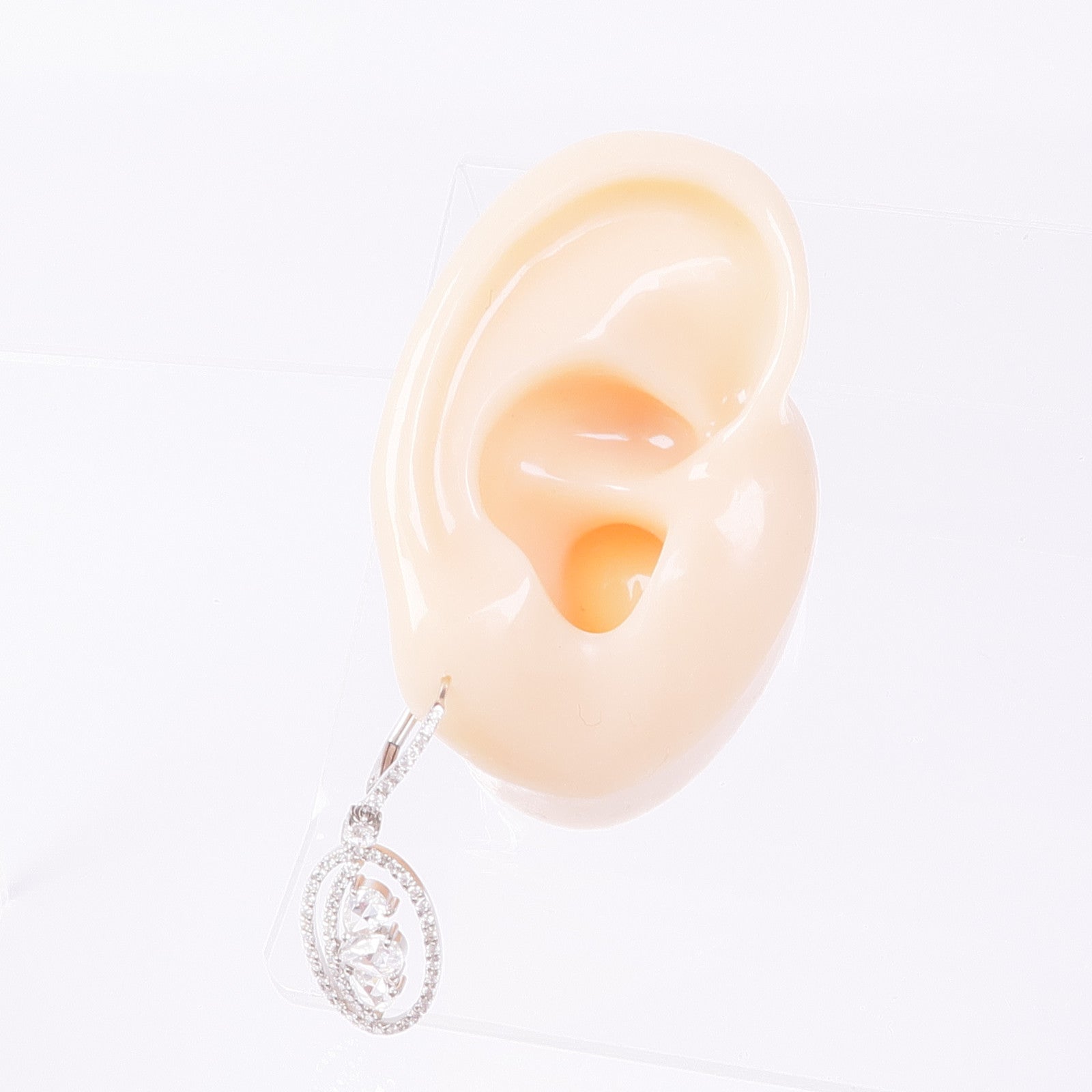 JEWELRY 18K白金Diamond Earrings鑽石耳環