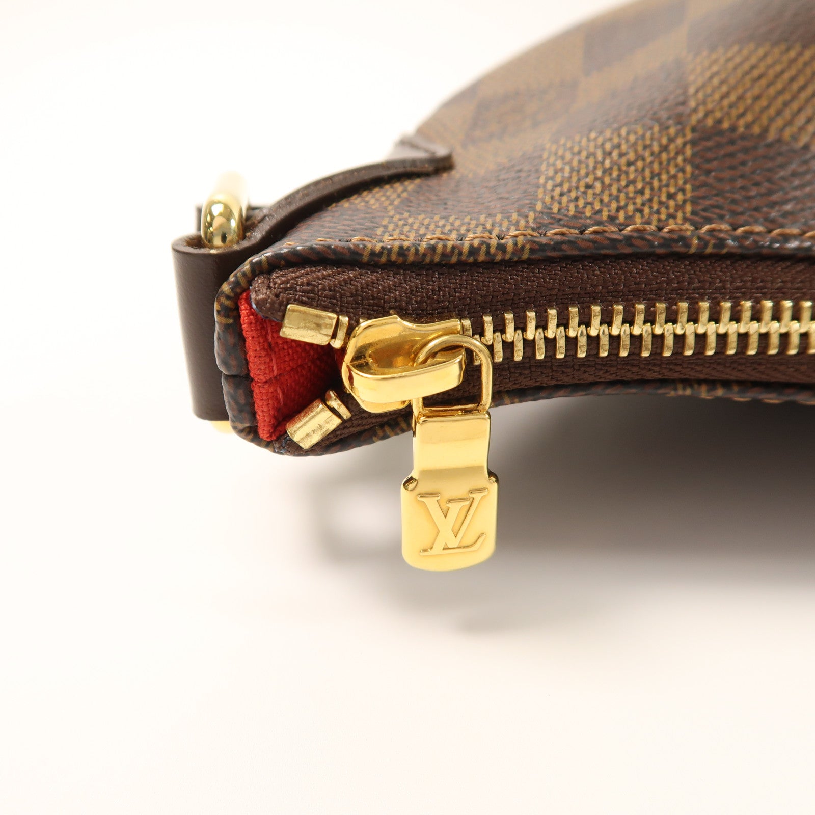 LOUIS VUITTON Damier Bloomsbury GM金扣肩背袋