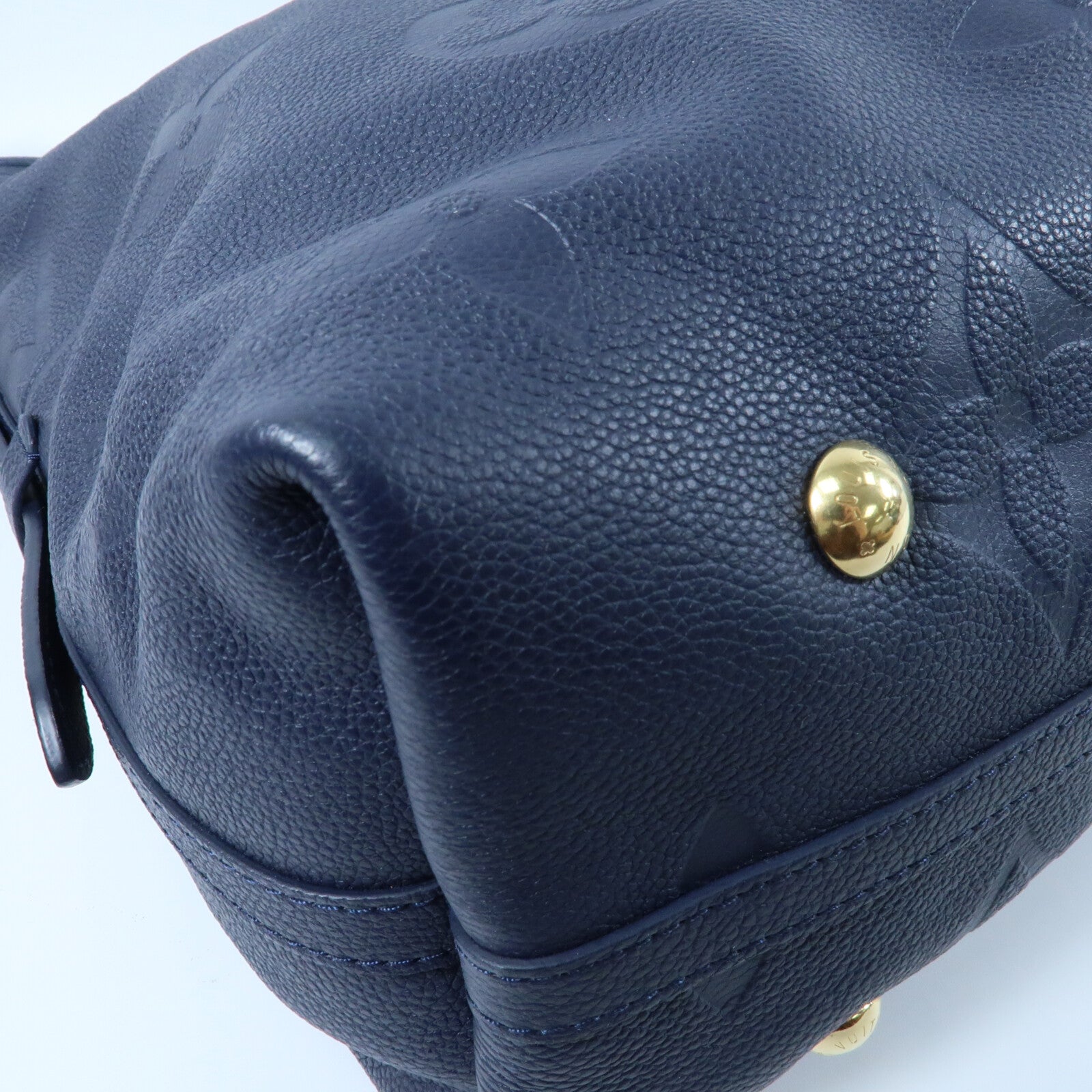 LOUIS VUITTON Monogram Empreinte CarryAll MM金扣肩背袋