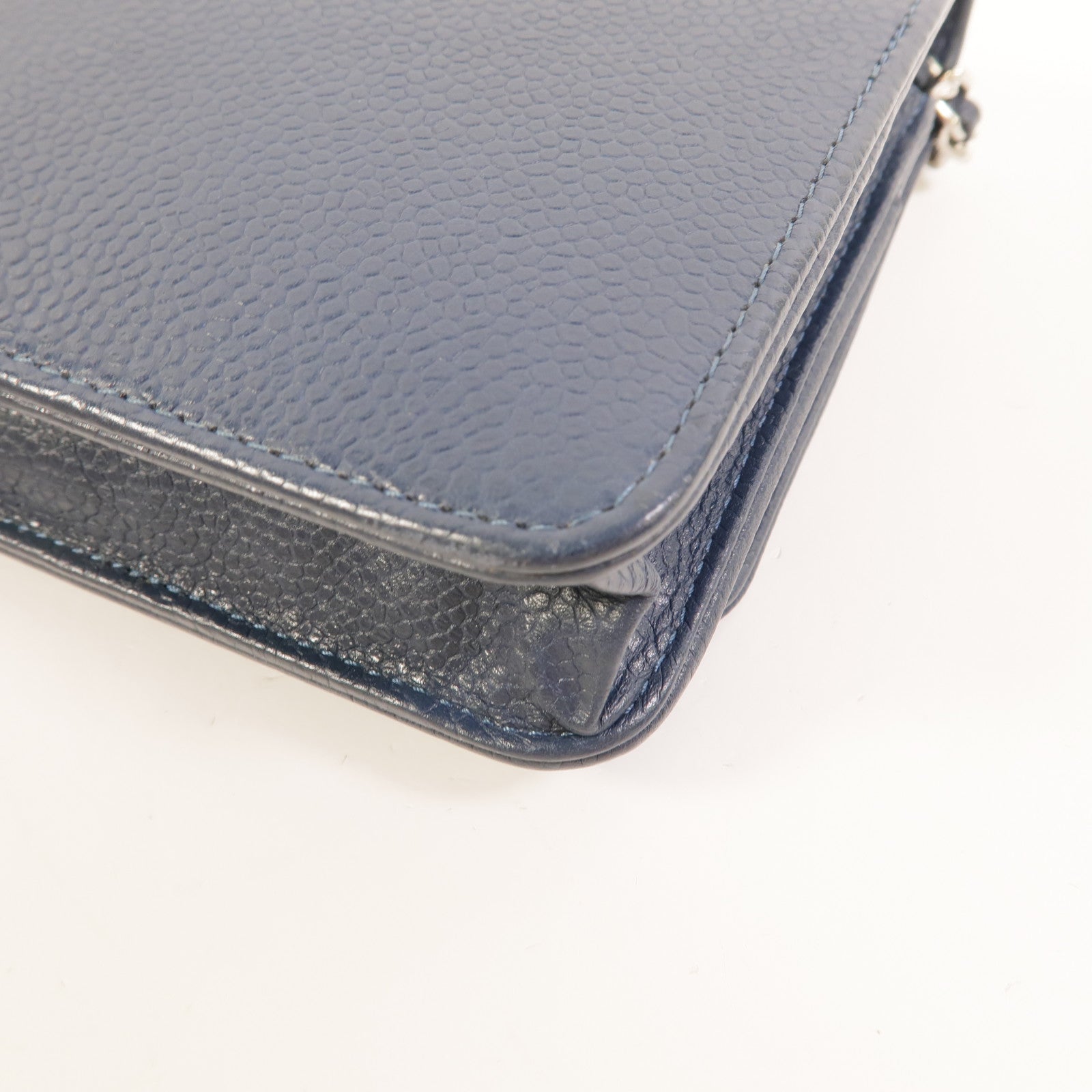 CHANEL 牛皮皮革WOC Wallet On Chain鏈帶肩背袋