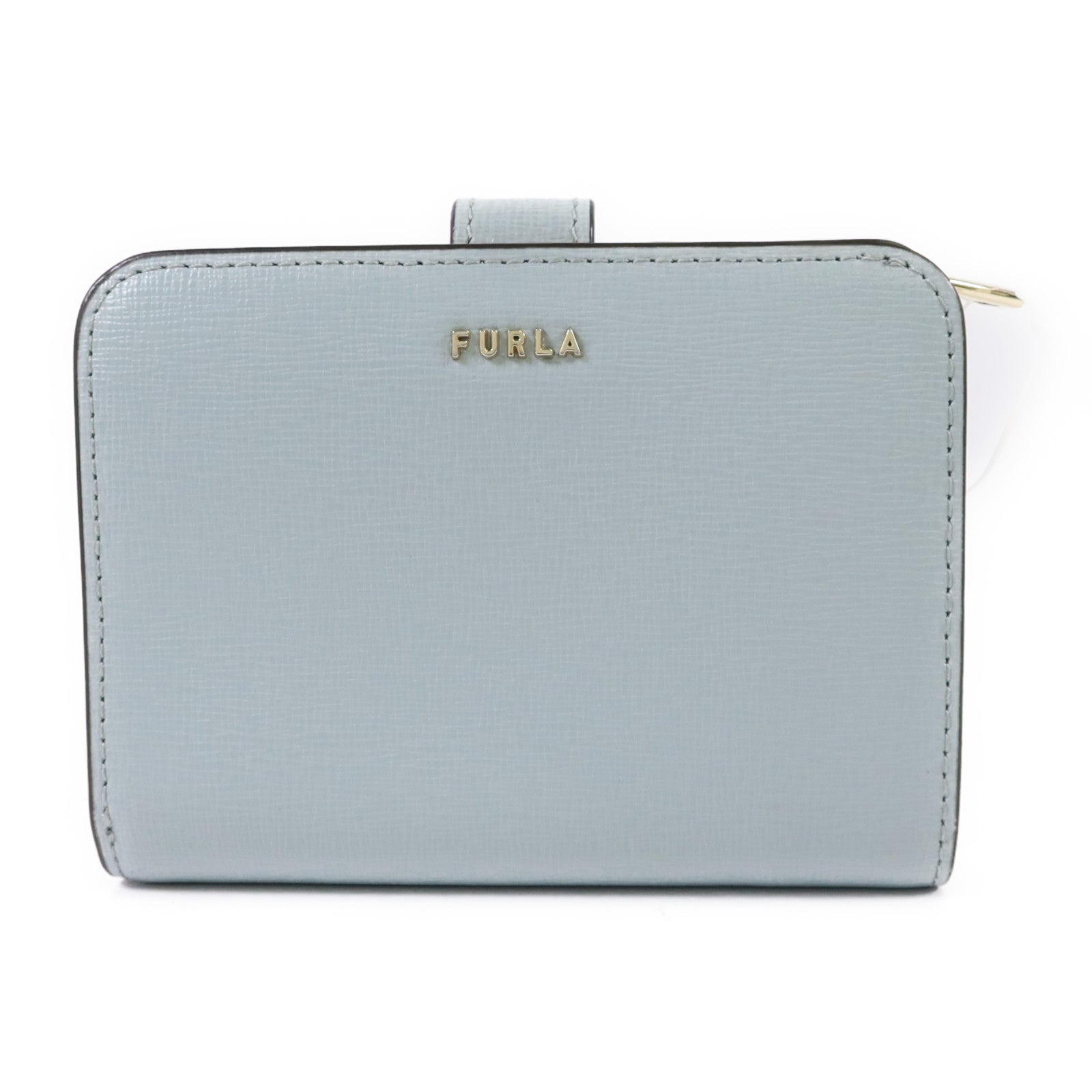 Furla 牛皮皮革Bifold Wallet金扣錢包