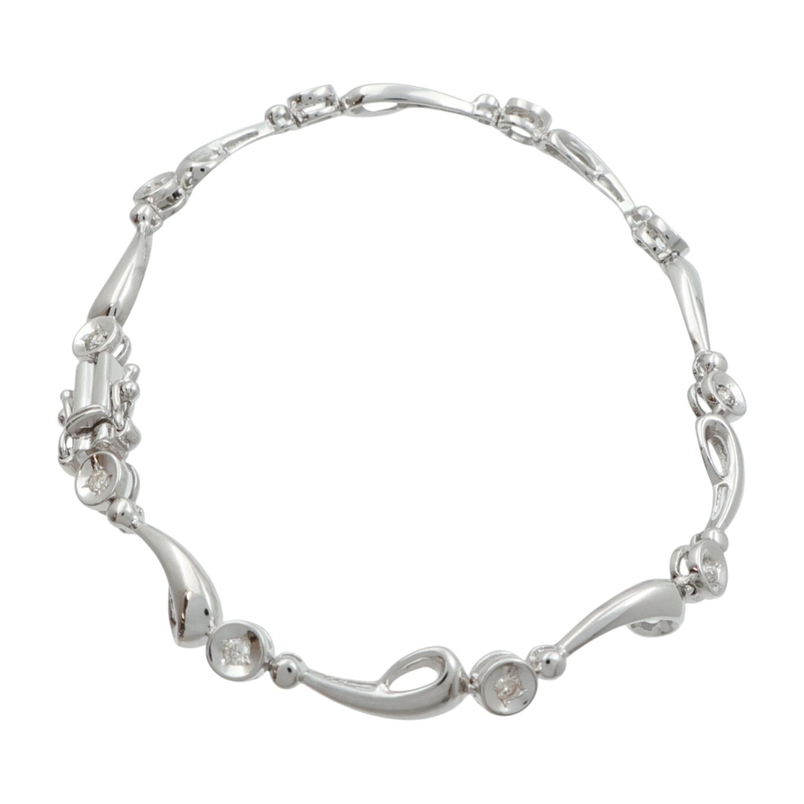 JEWELRY 18K白金Bracelet鑽石手鏈