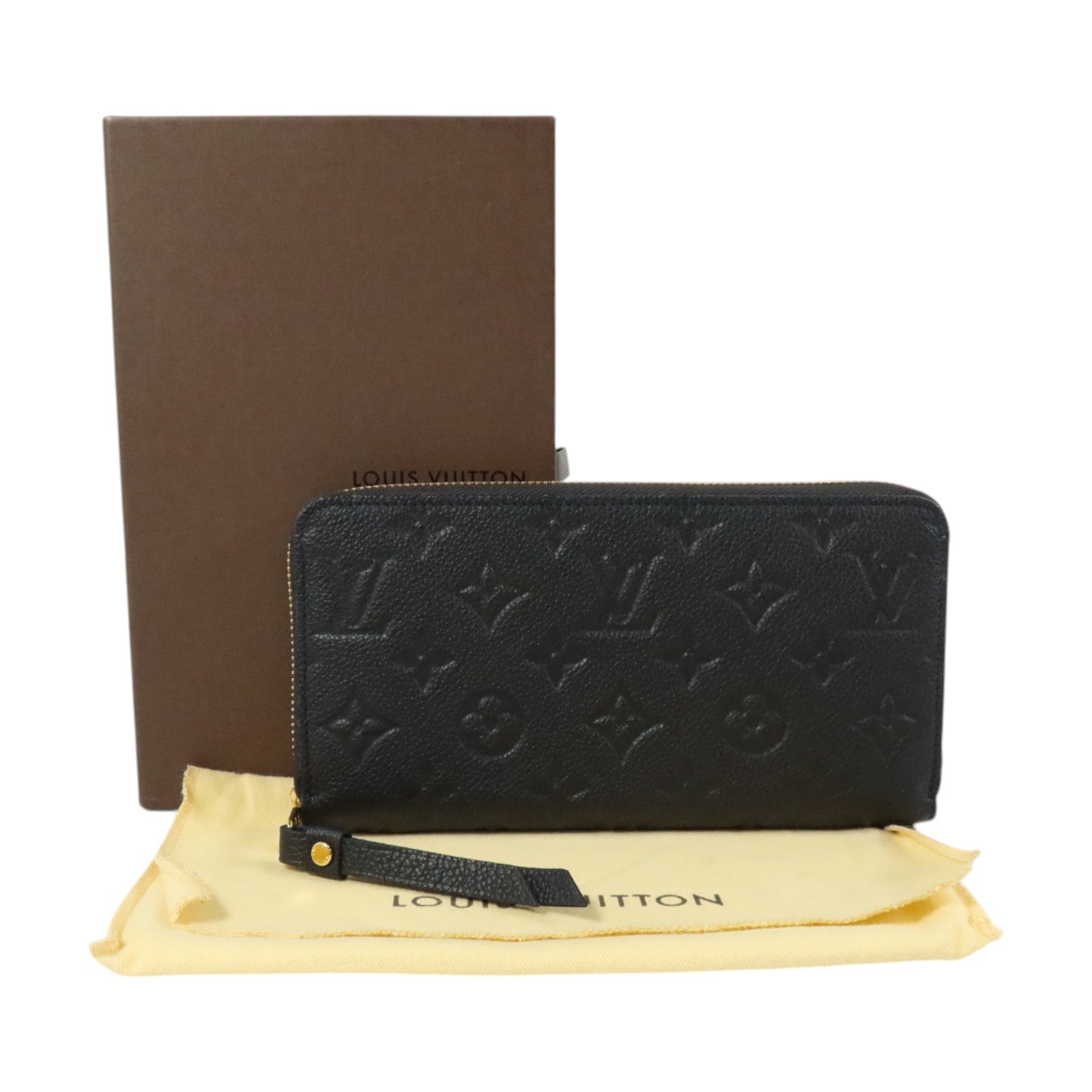 LOUIS VUITTON Monogram Empreinte Zippy Long Wallet金扣長錢包