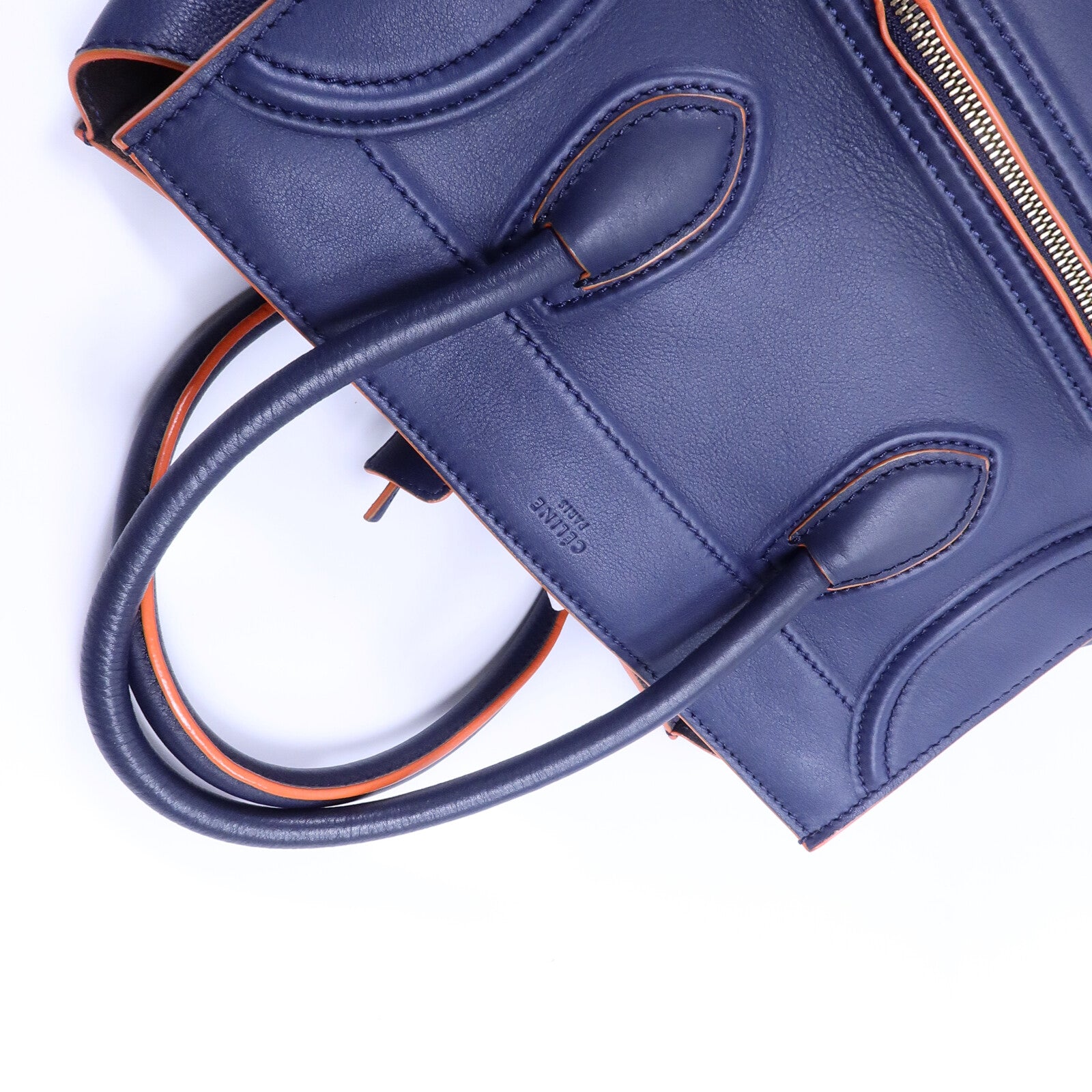 CELINE 牛皮皮革Luggage Phatom肩背袋