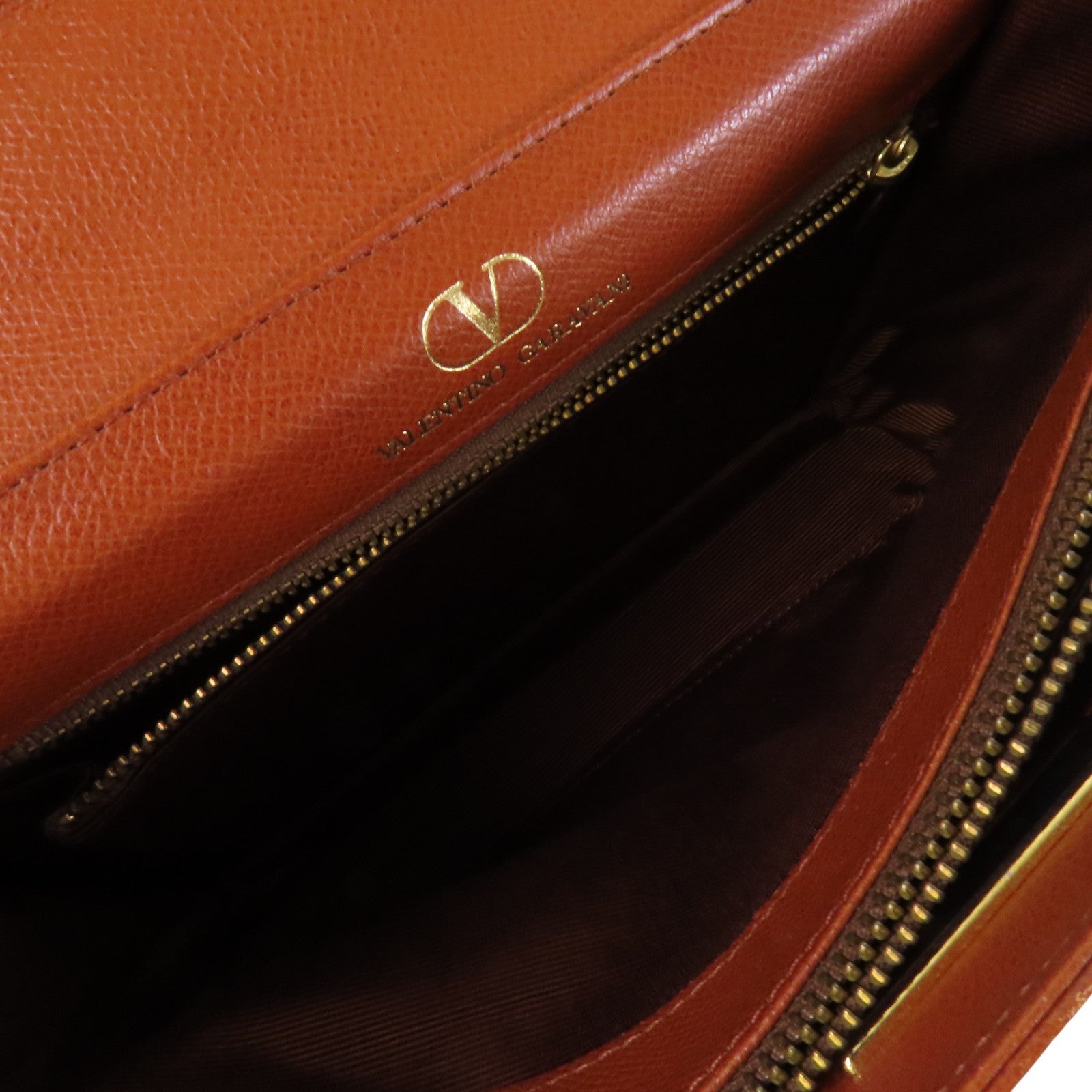 Valentino 【激減優惠】牛皮皮革2Way Shoulder Bag金扣手挽肩背兩用袋