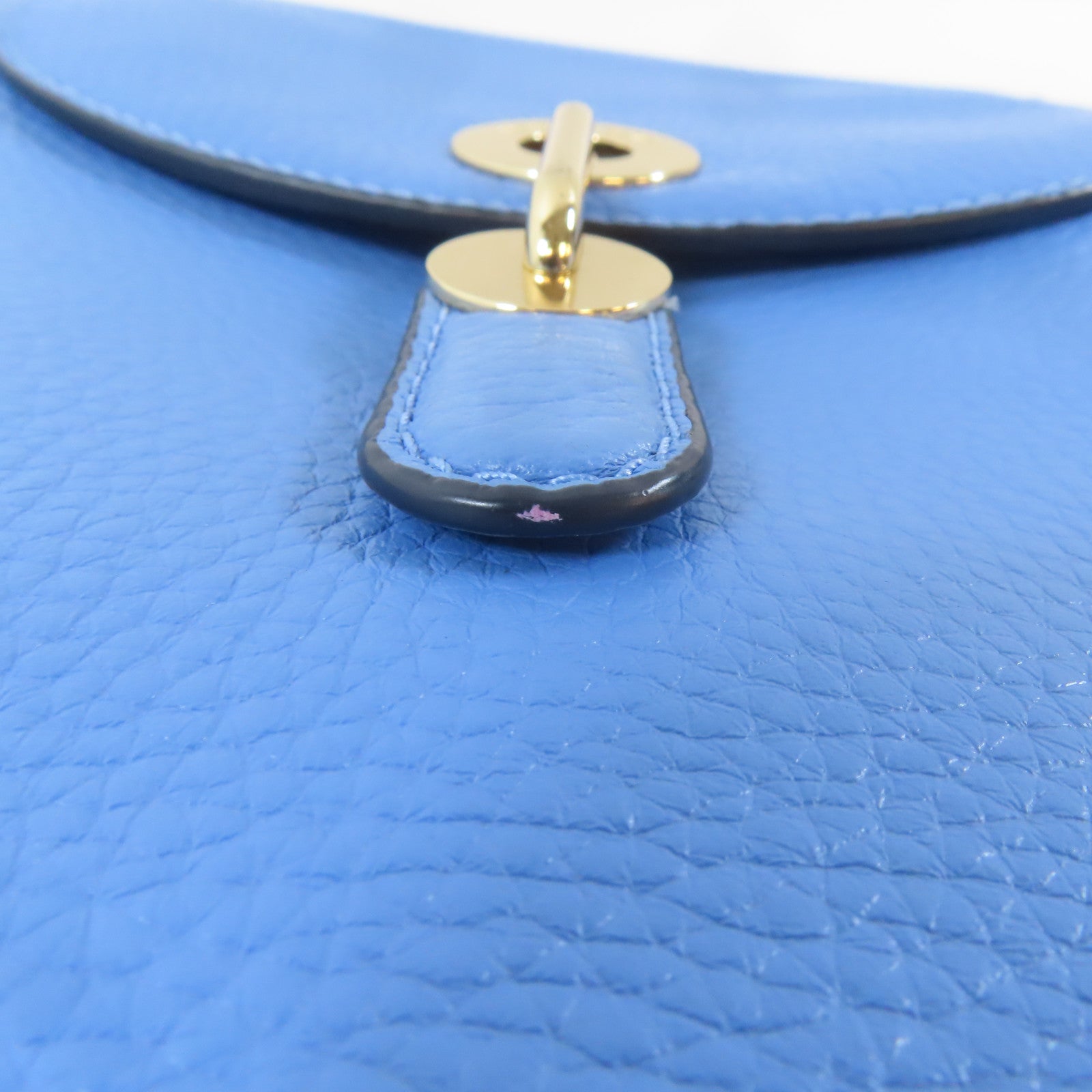 Michael Kors 牛皮皮革Backpack金扣背包藍色