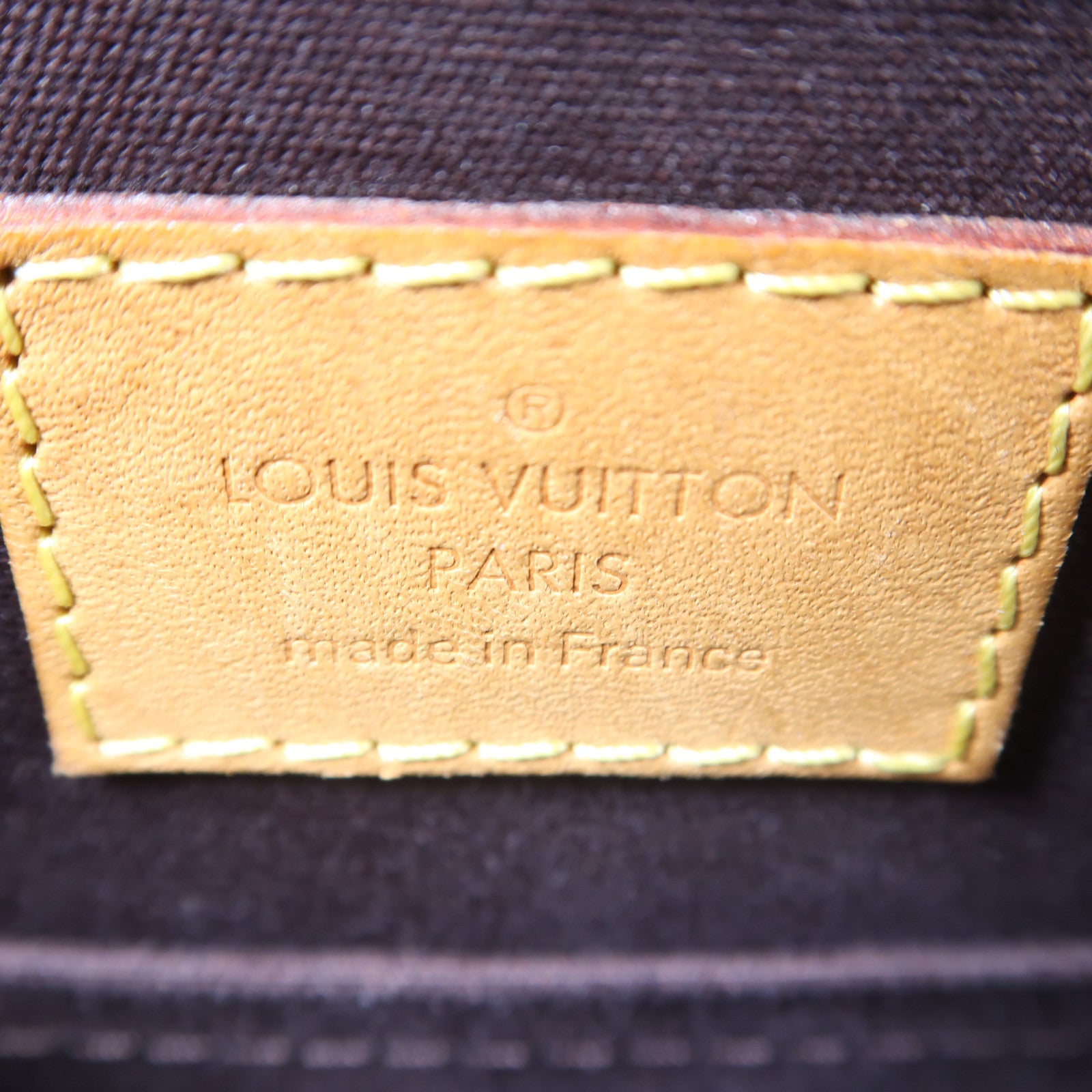 LOUIS VUITTON Monogram Vernis Alma BB金扣手挽肩背兩用袋酒紅色