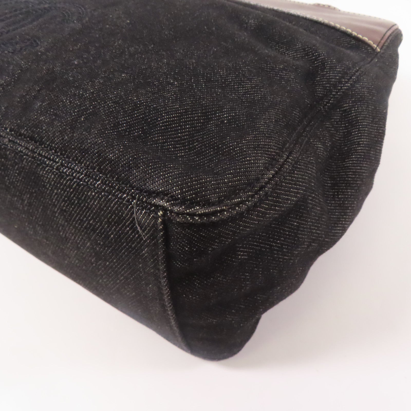 CHANEL 牛仔布/牛皮皮革Hand Bag手挽袋