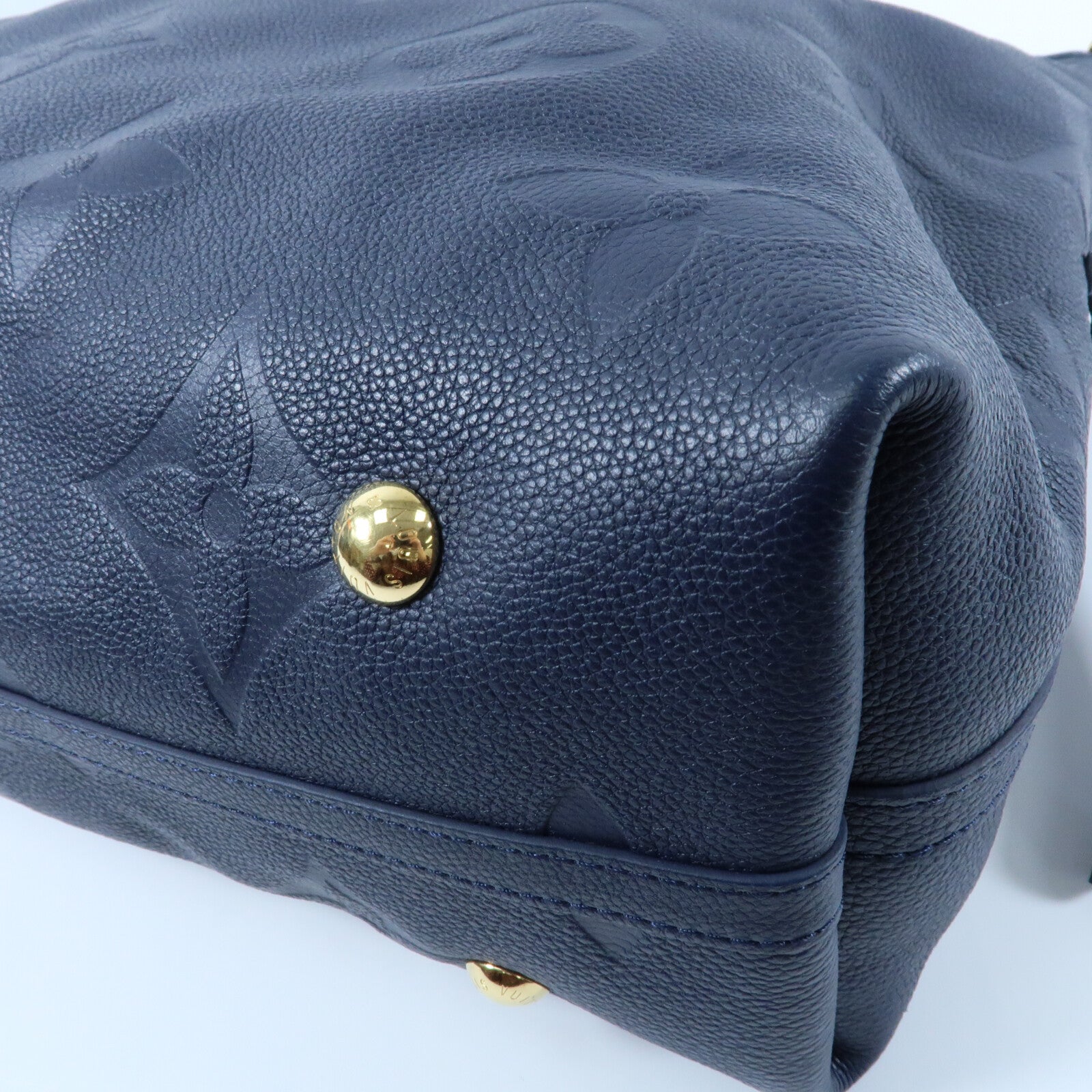 LOUIS VUITTON Monogram Empreinte CarryAll MM金扣肩背袋