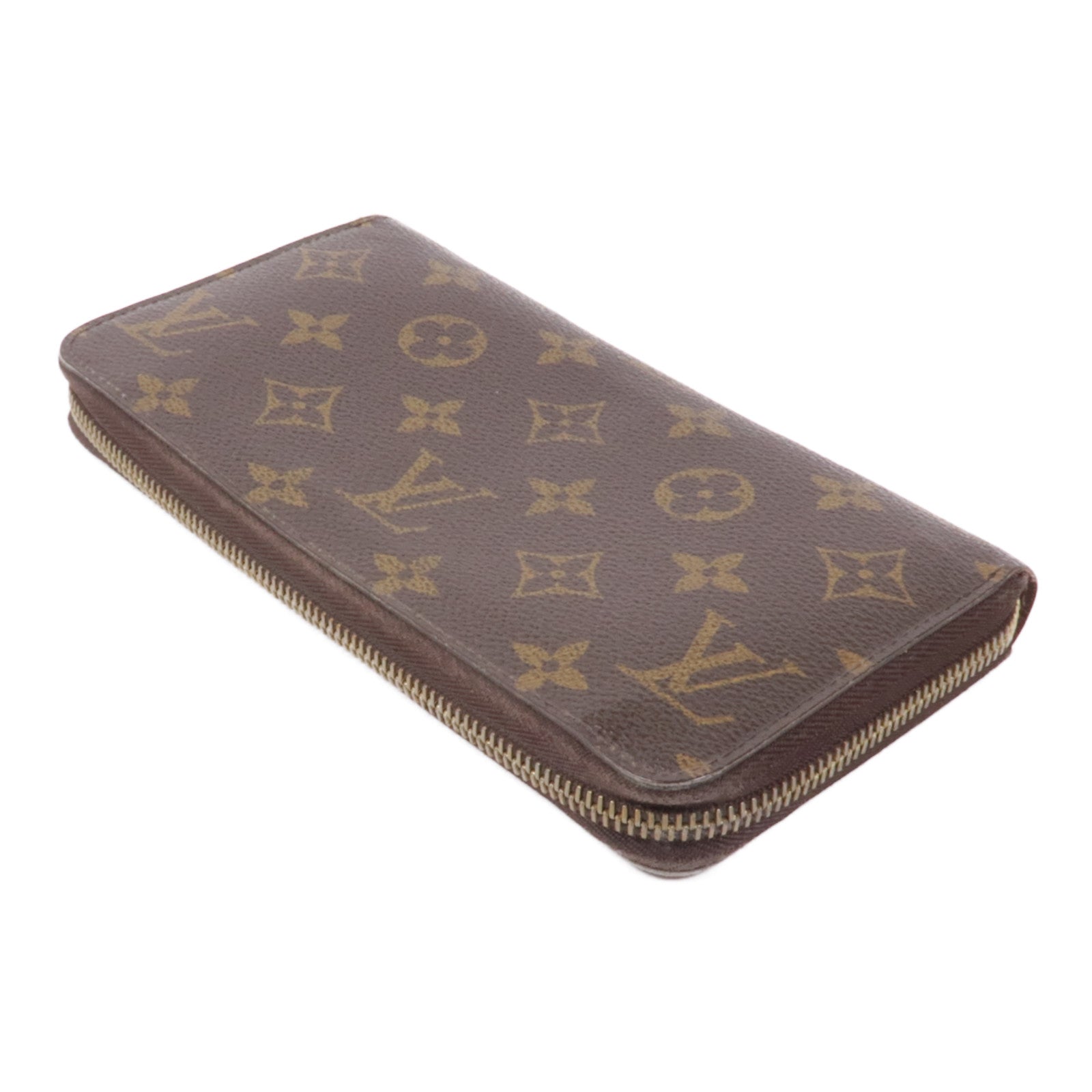 LOUIS VUITTON Monogram Zipper Long Wallet金扣長錢包