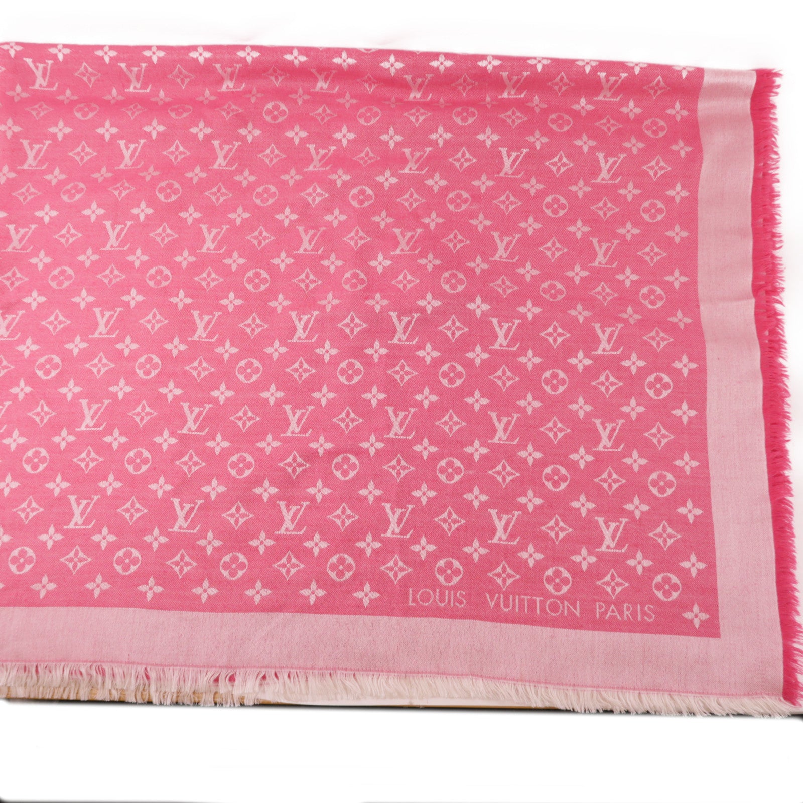 LOUIS VUITTON 羊毛/絲質Scarf圍巾