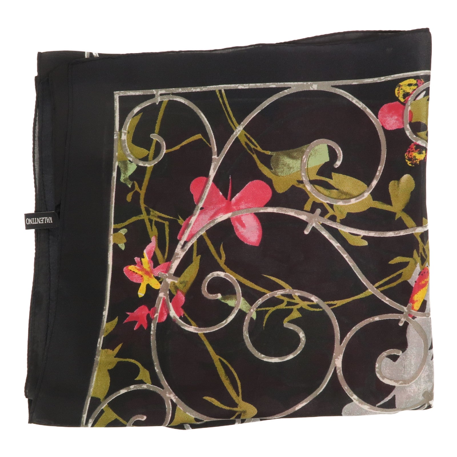 Valentino 絲質Scarf 130x130絲巾