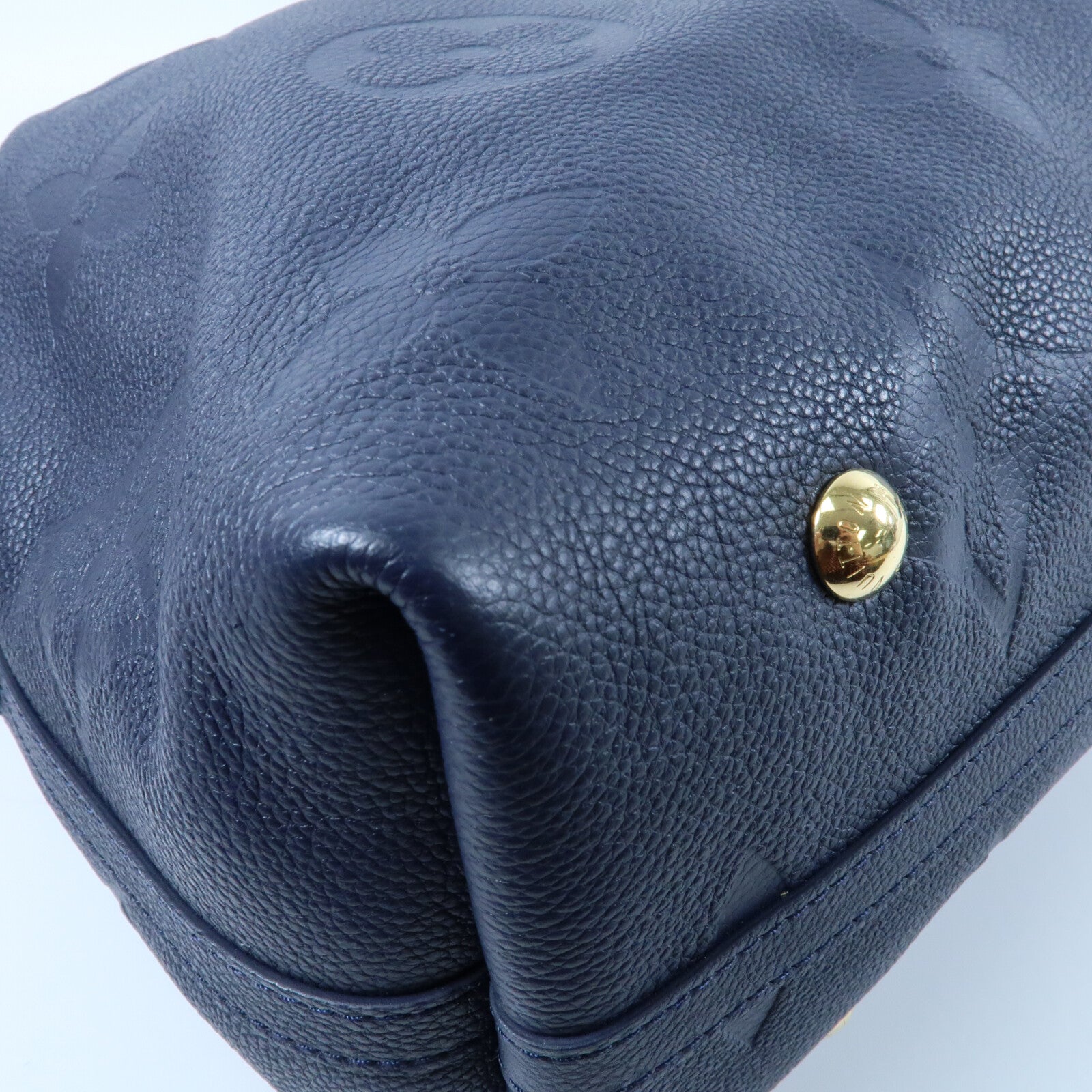 LOUIS VUITTON Monogram Empreinte CarryAll MM金扣肩背袋