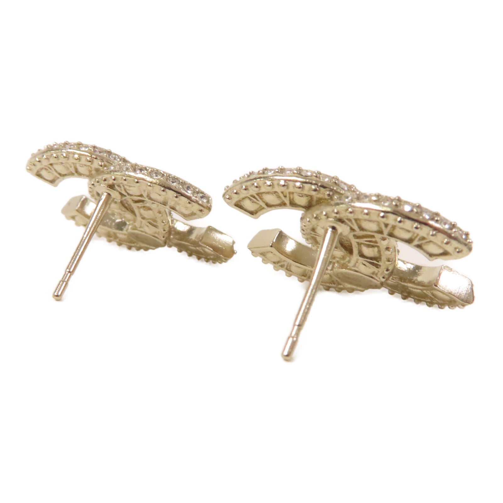 CHANEL 金屬Earrings耳環金色